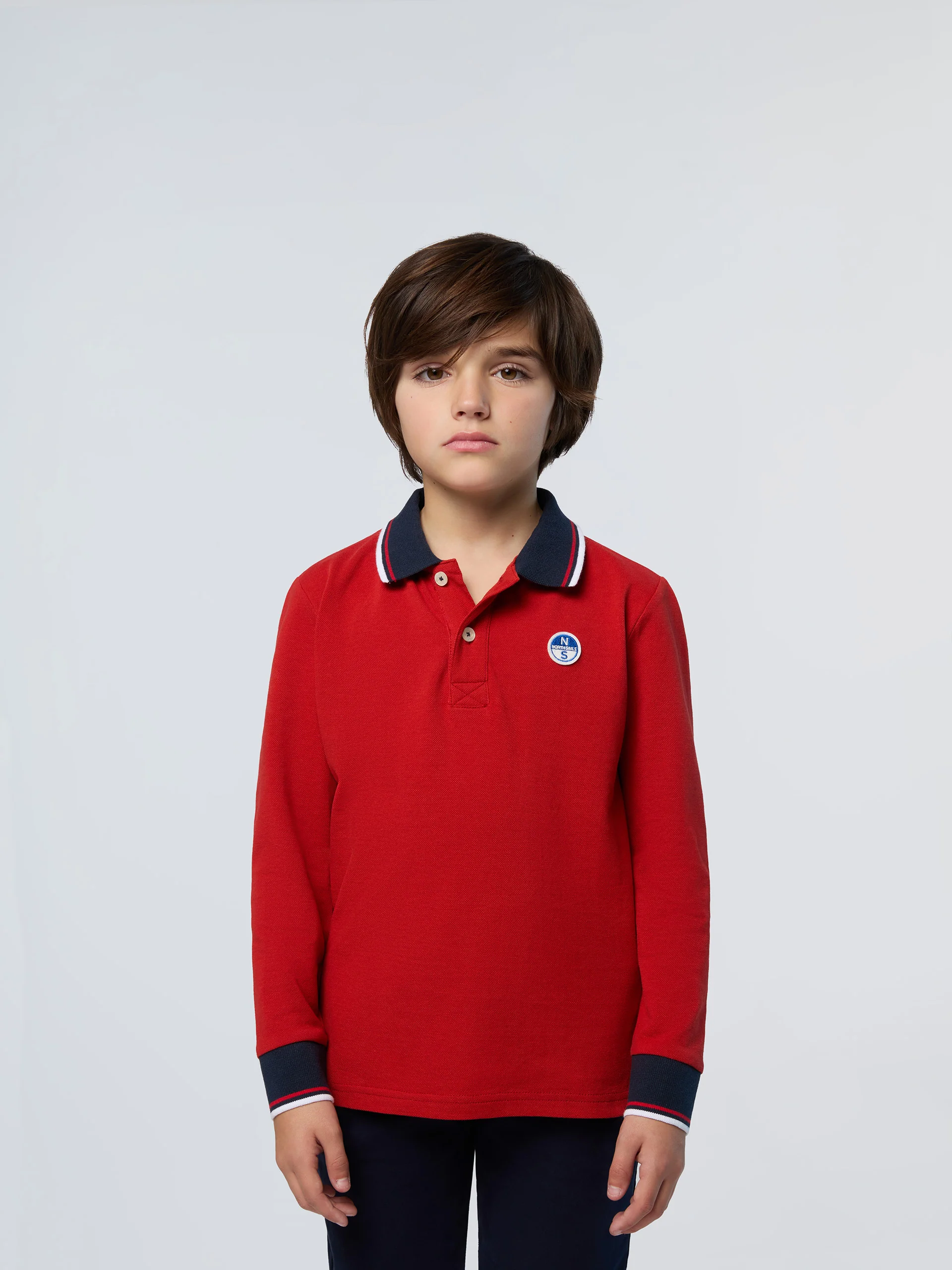 Polo shirt with collar lettering - Image 8