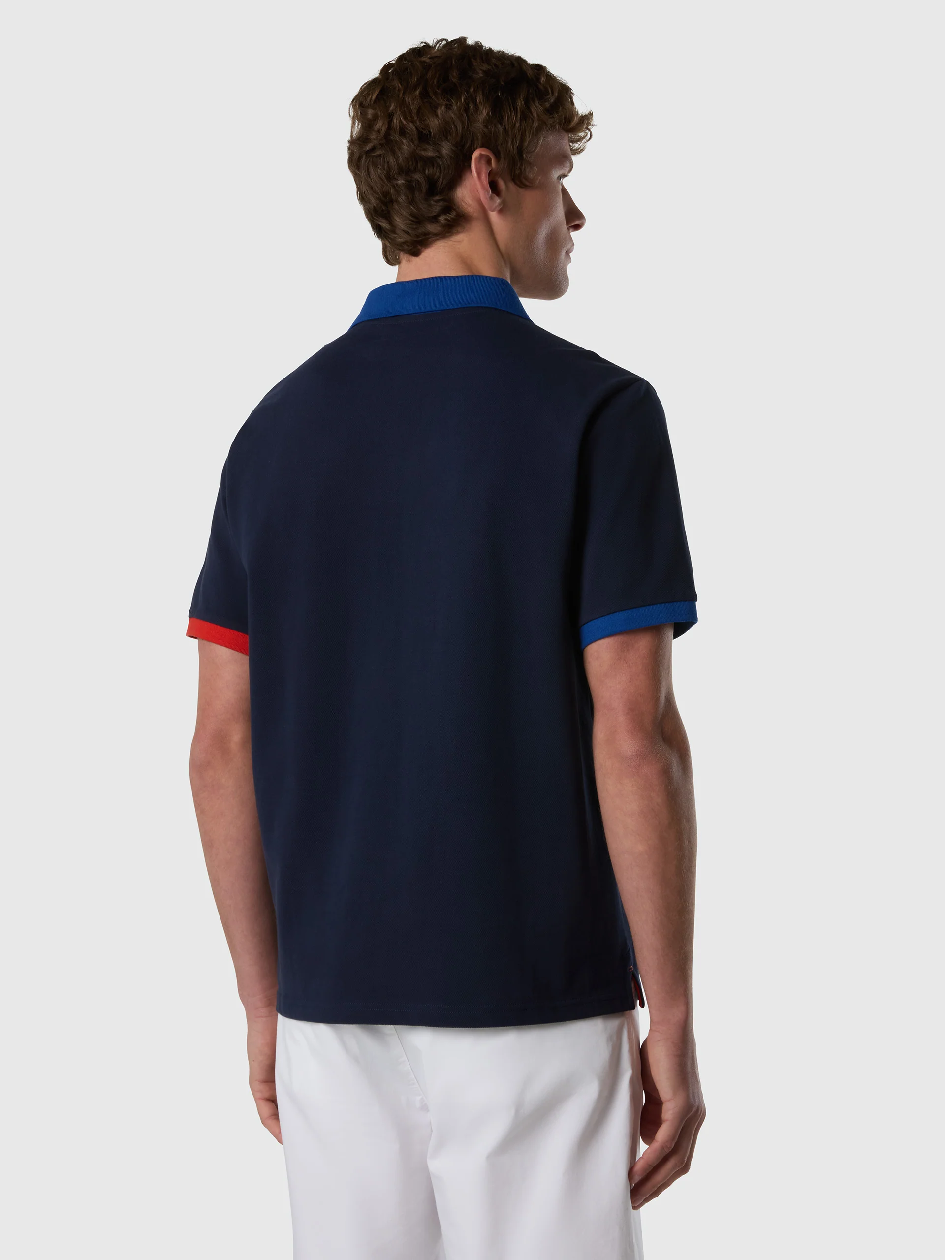 Polo shirt with mismatch cuffs - Image 32