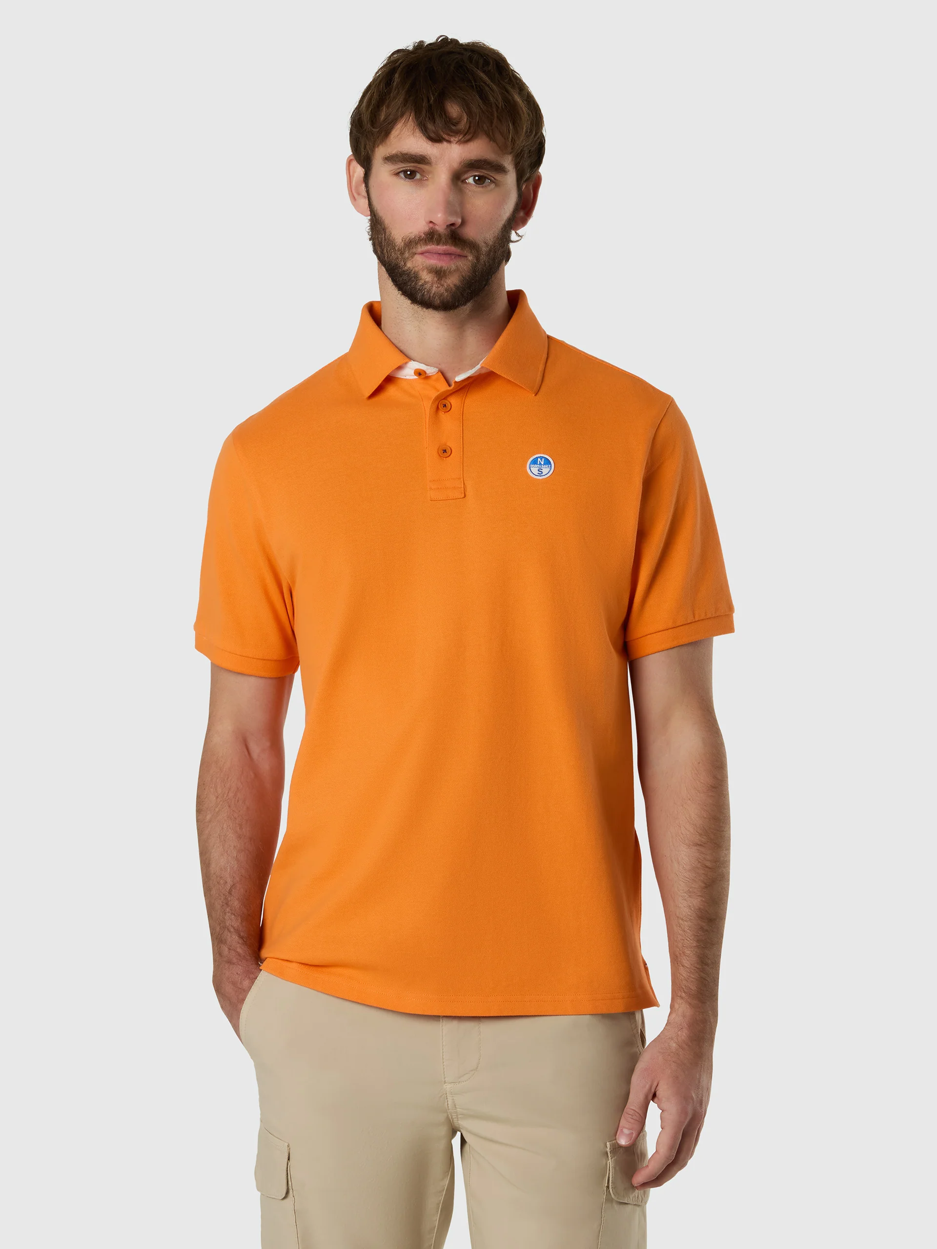 Polo shirt with logo neck - Image 8
