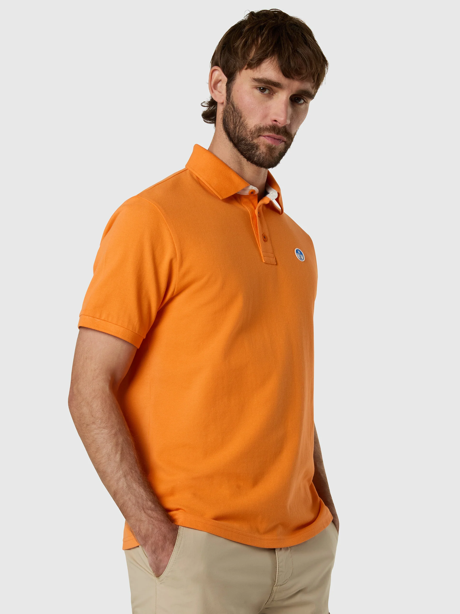 Polo shirt with logo neck - Image 9