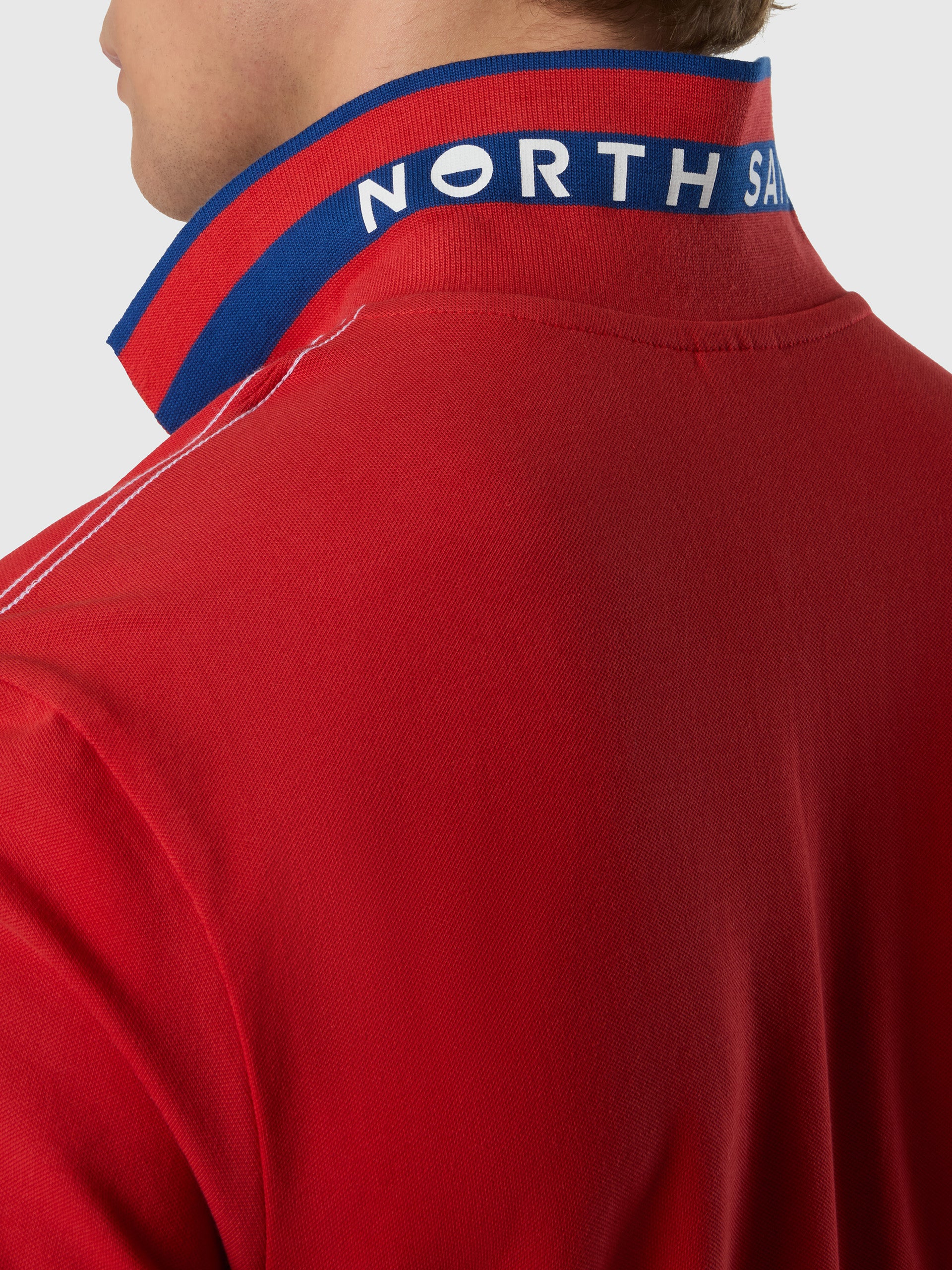 Polo shirt with striped trims - Image 14
