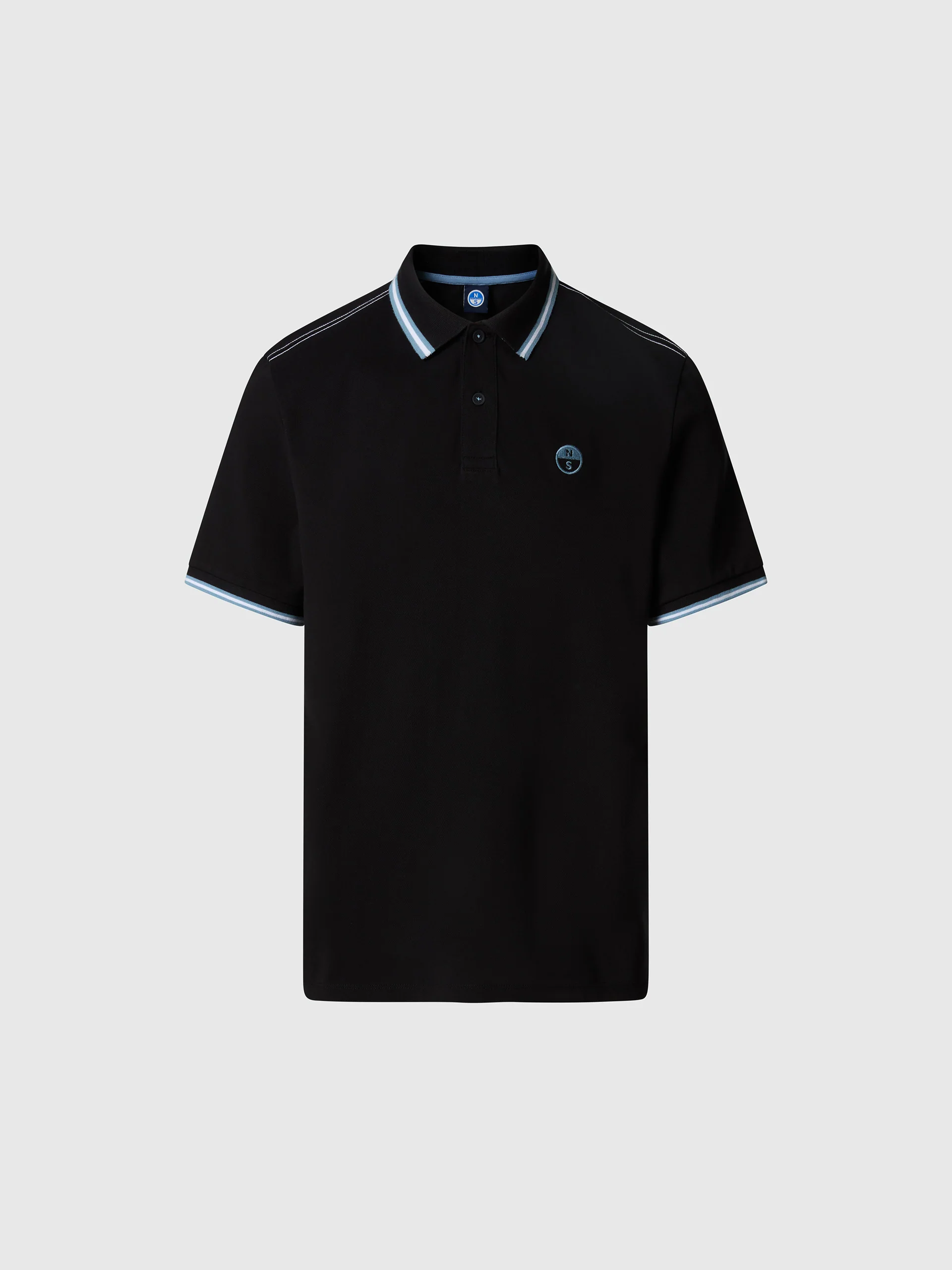Polo shirt with striped trims - Image 31