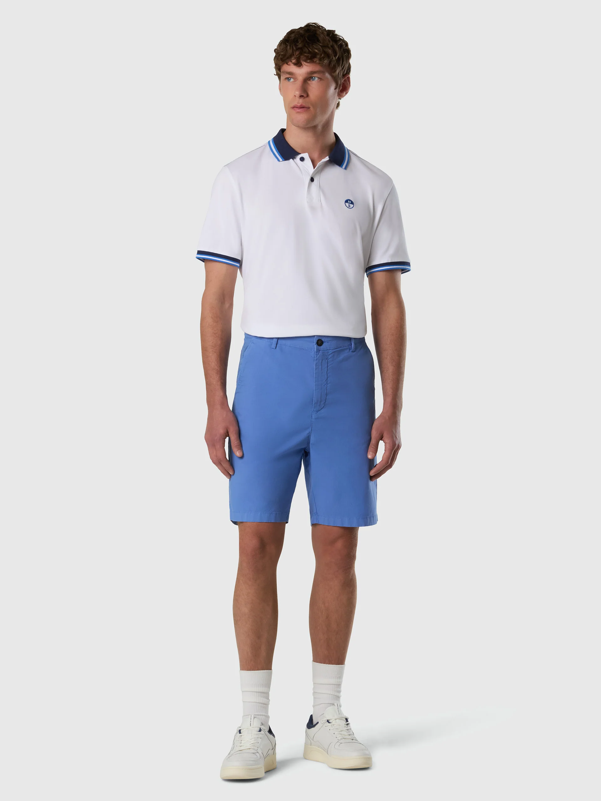 Polo shirt with striped trims - Image 5