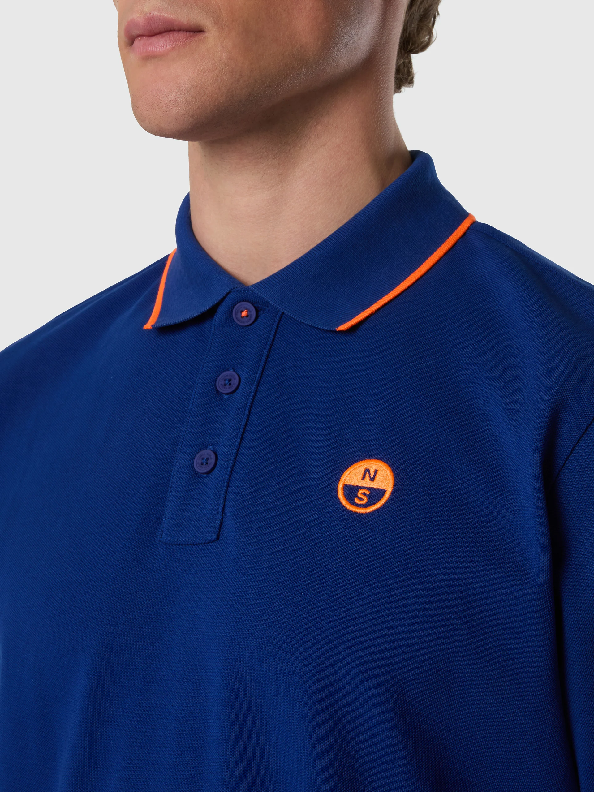 Polo shirt with neon accents - Image 20