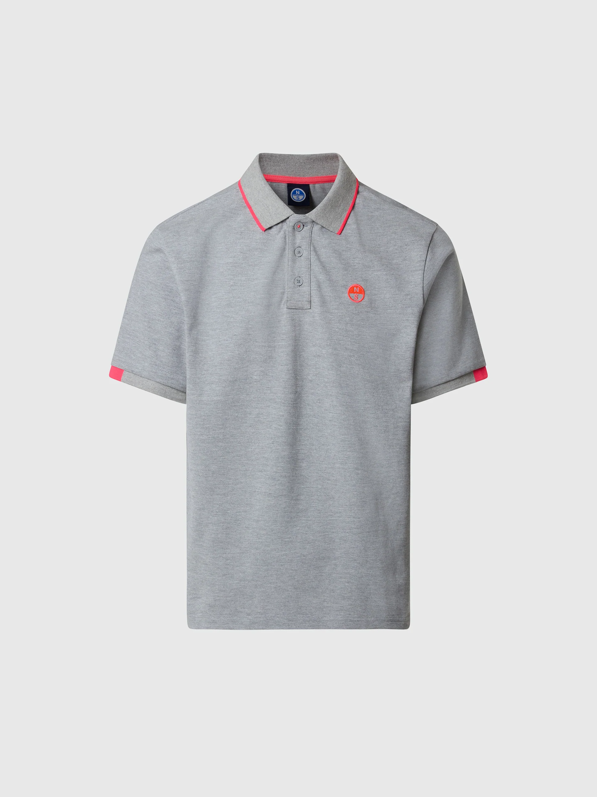 Polo shirt with neon accents - Image 24
