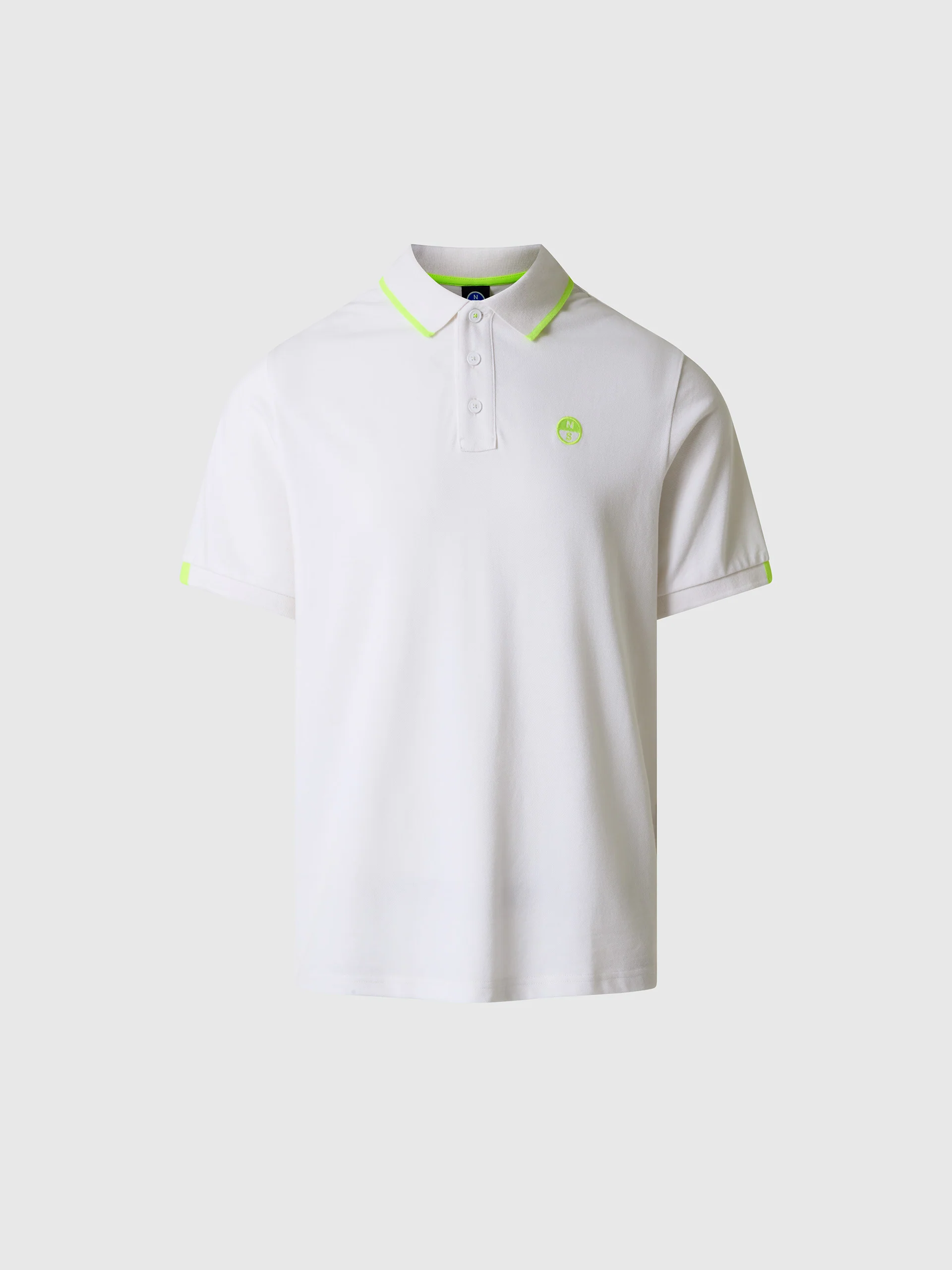 Polo shirt with neon accents - Image 3