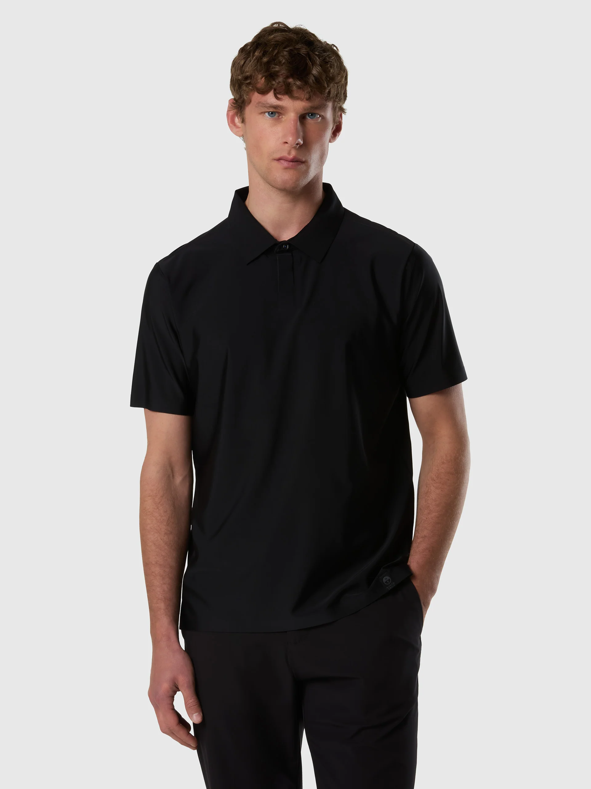 Stretch nylon polo shirt - Image 14