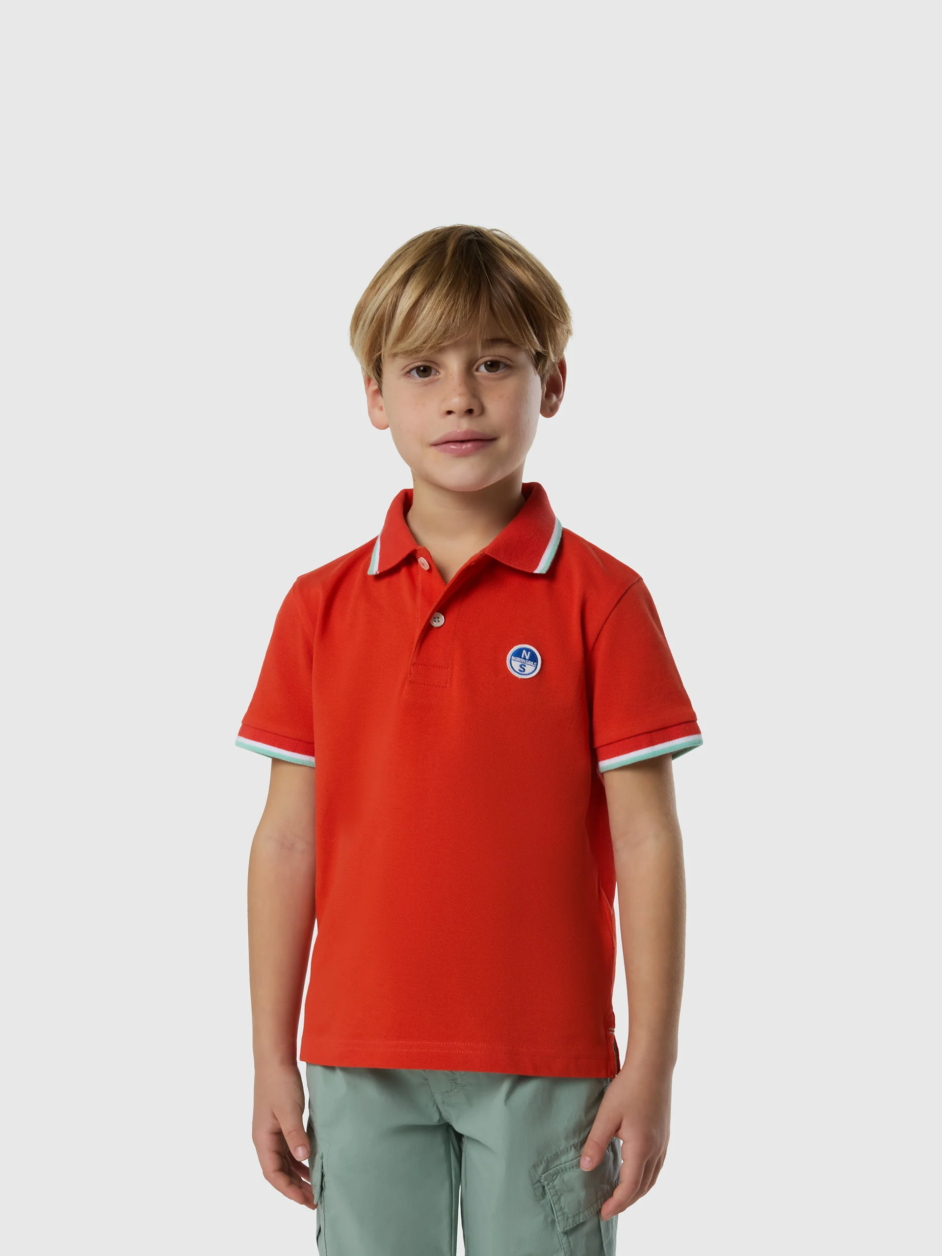 Polo shirt with logo patch - Image 8