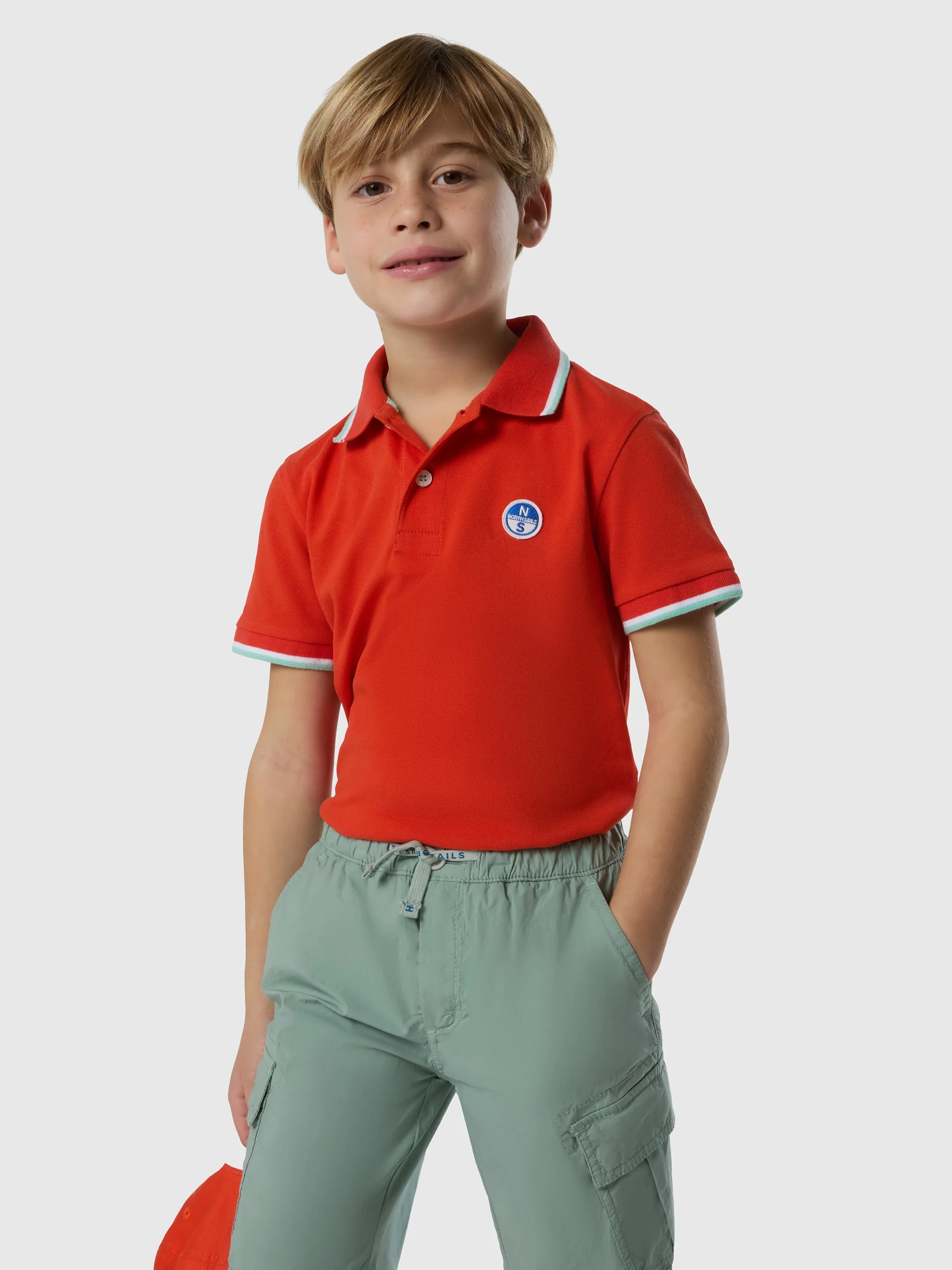 Polo shirt with logo patch - Image 9