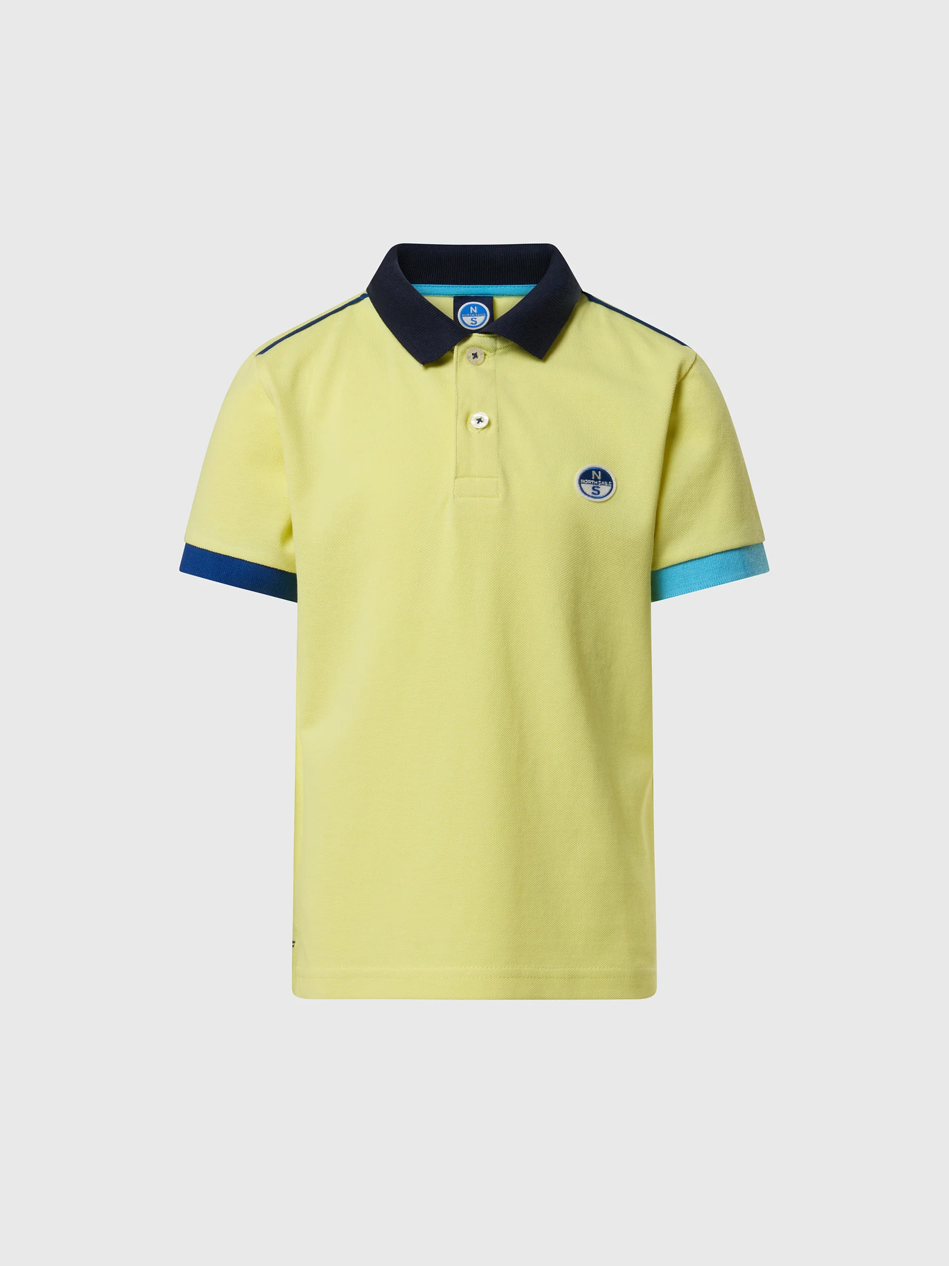 Polo shirt with mismatch cuffs - Image 10