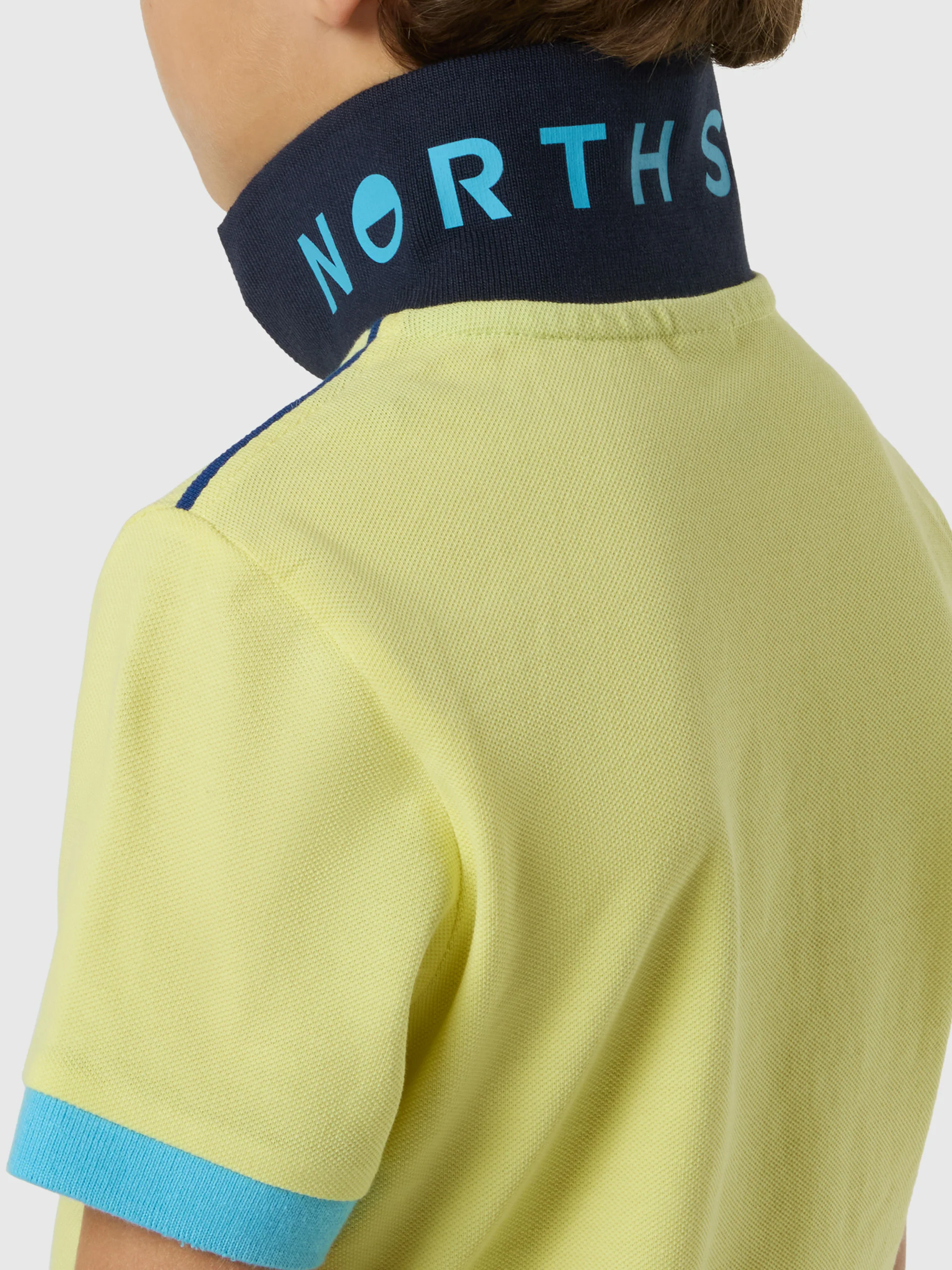 Polo shirt with mismatch cuffs - Image 14