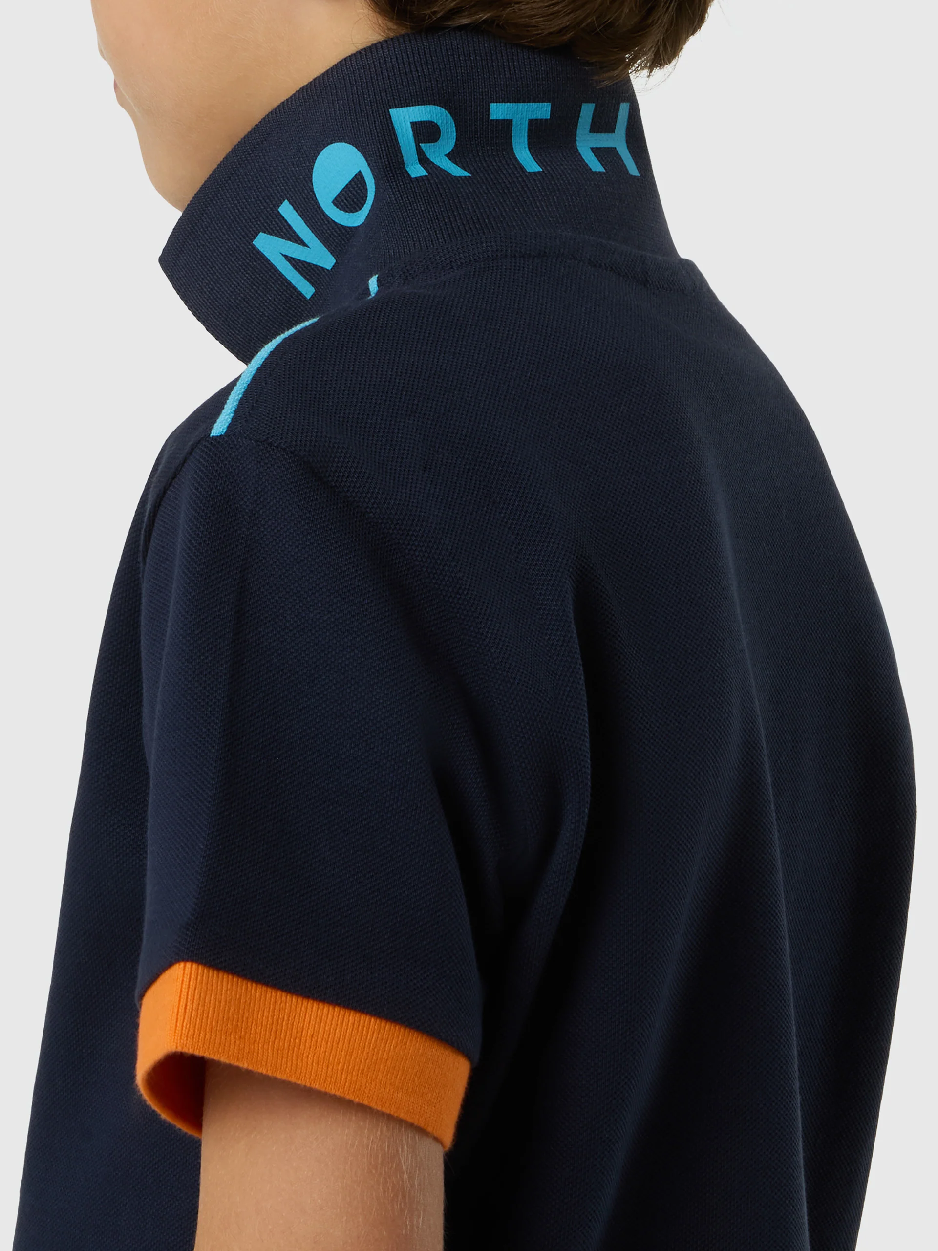 Polo shirt with mismatch cuffs - Image 35