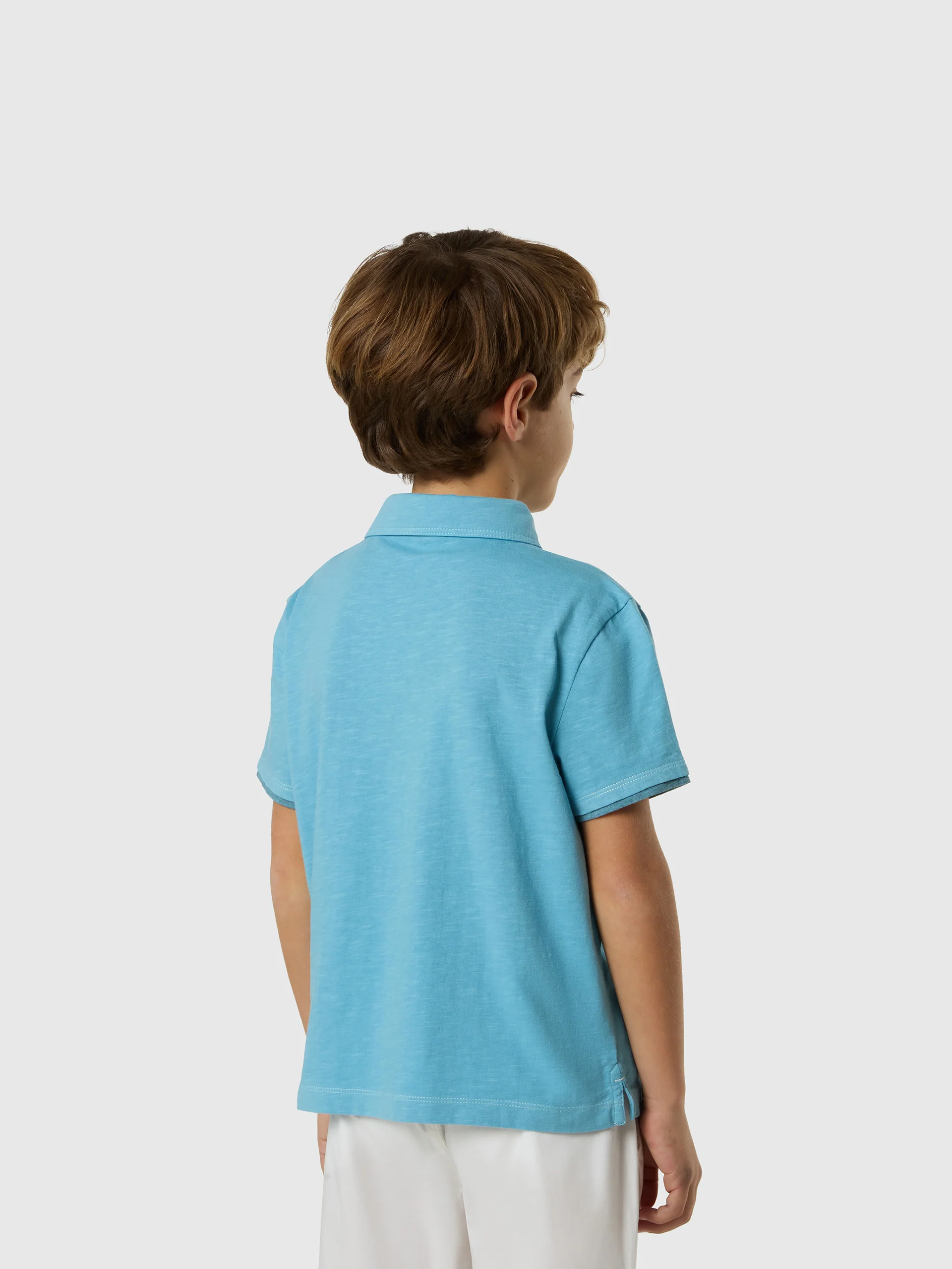 Slub jersey polo shirt - Image 10