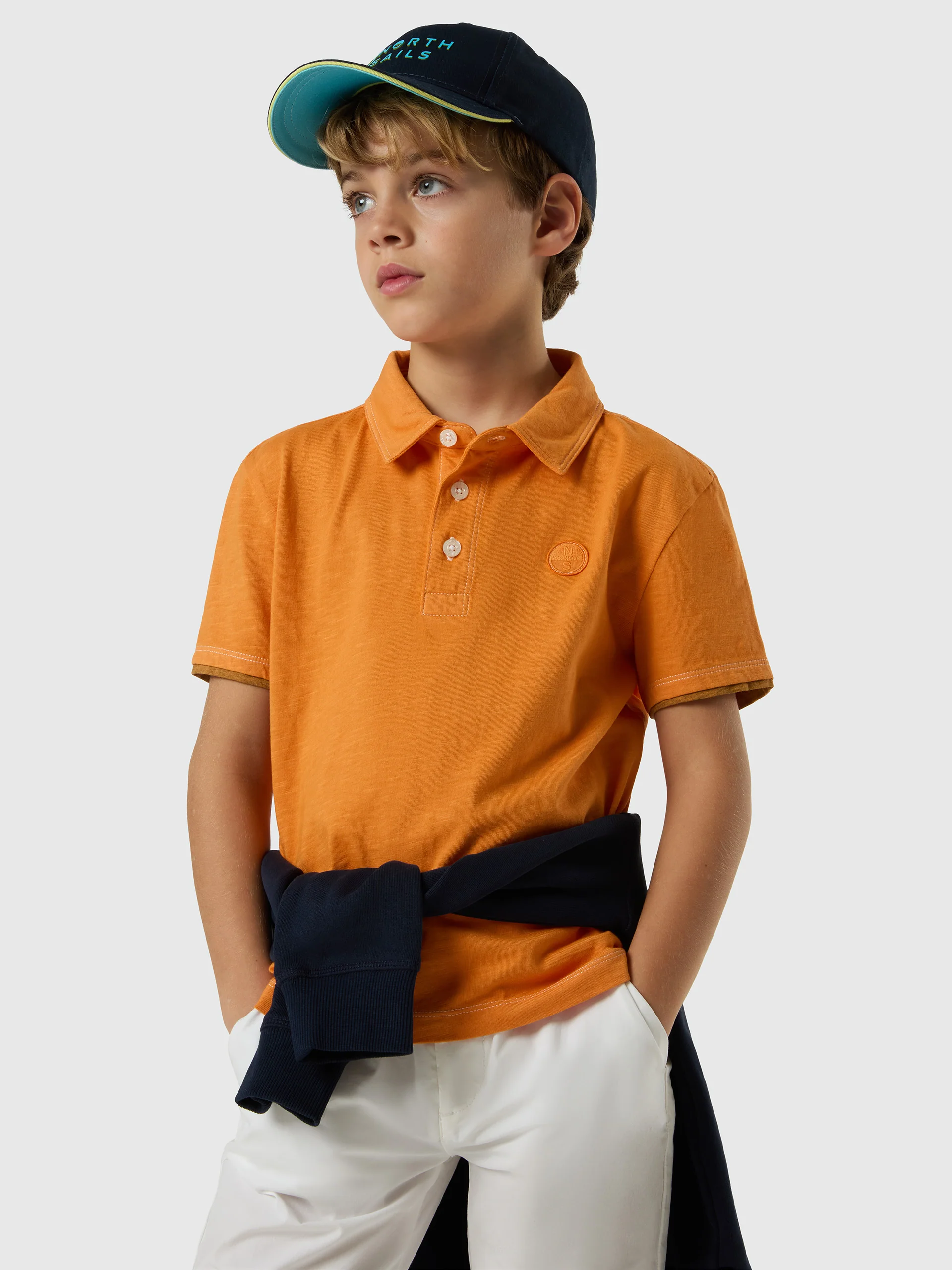 Slub jersey polo shirt - Image 2