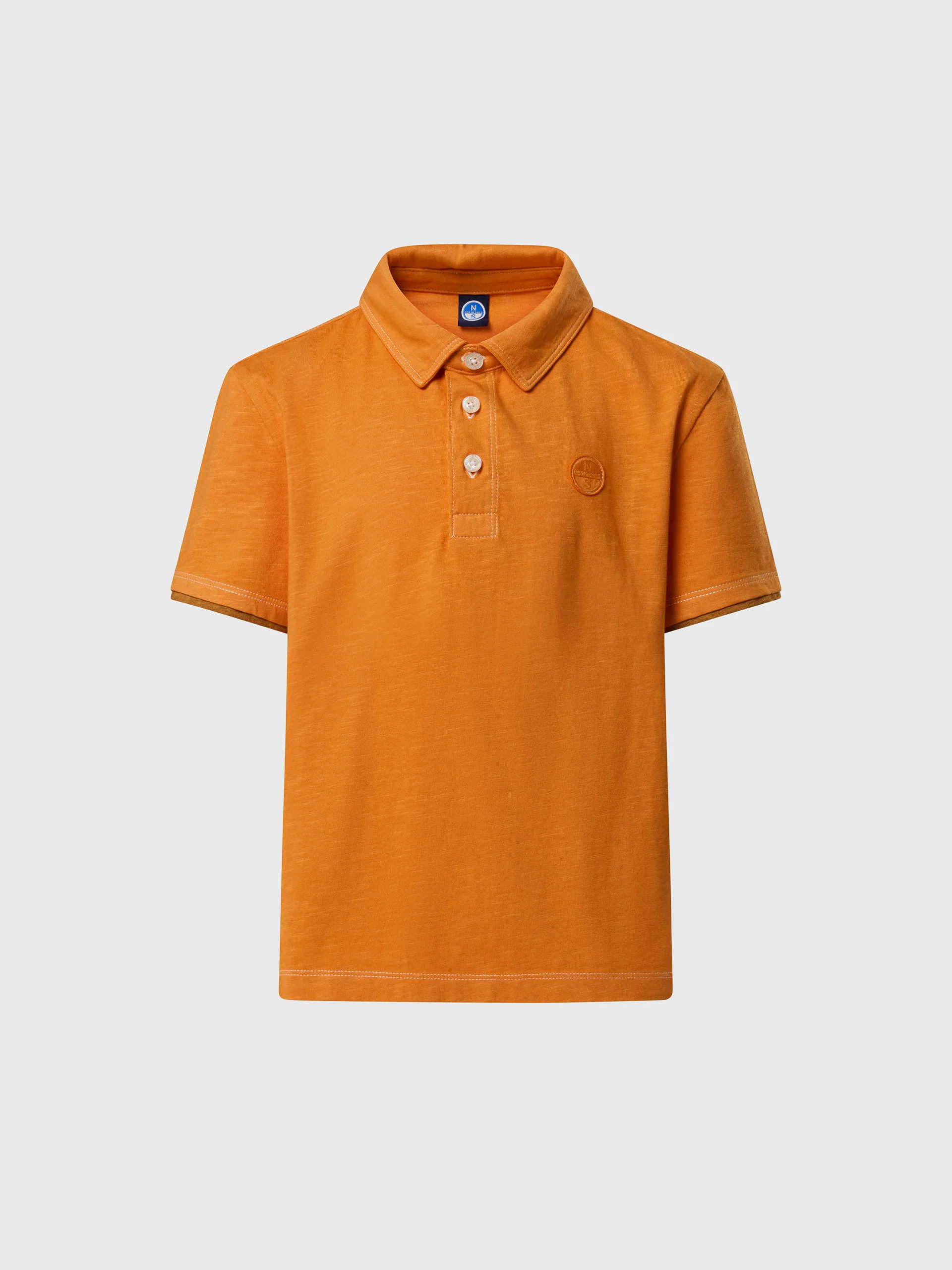 Slub jersey polo shirt - Image 3