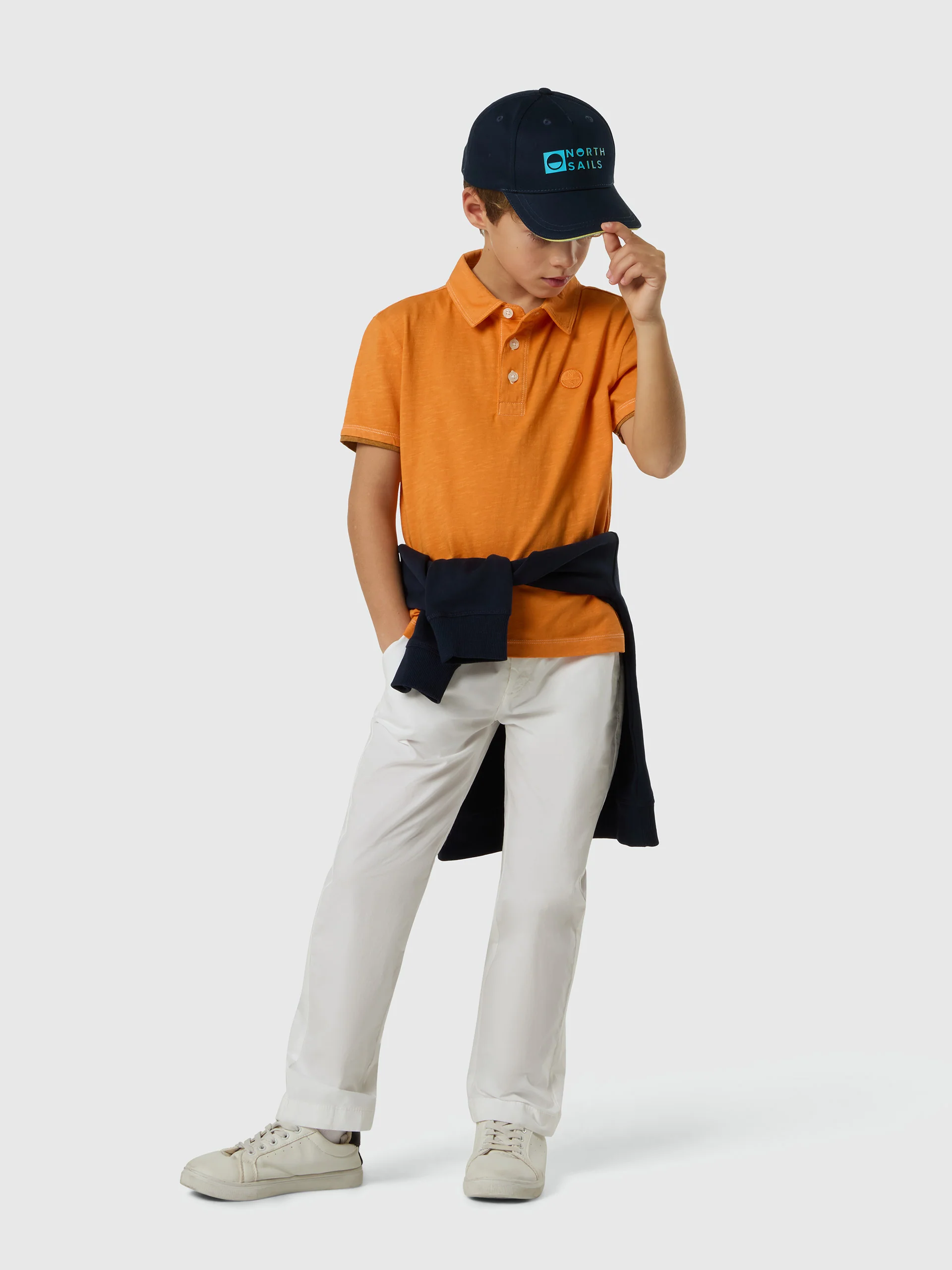 Slub jersey polo shirt - Image 5