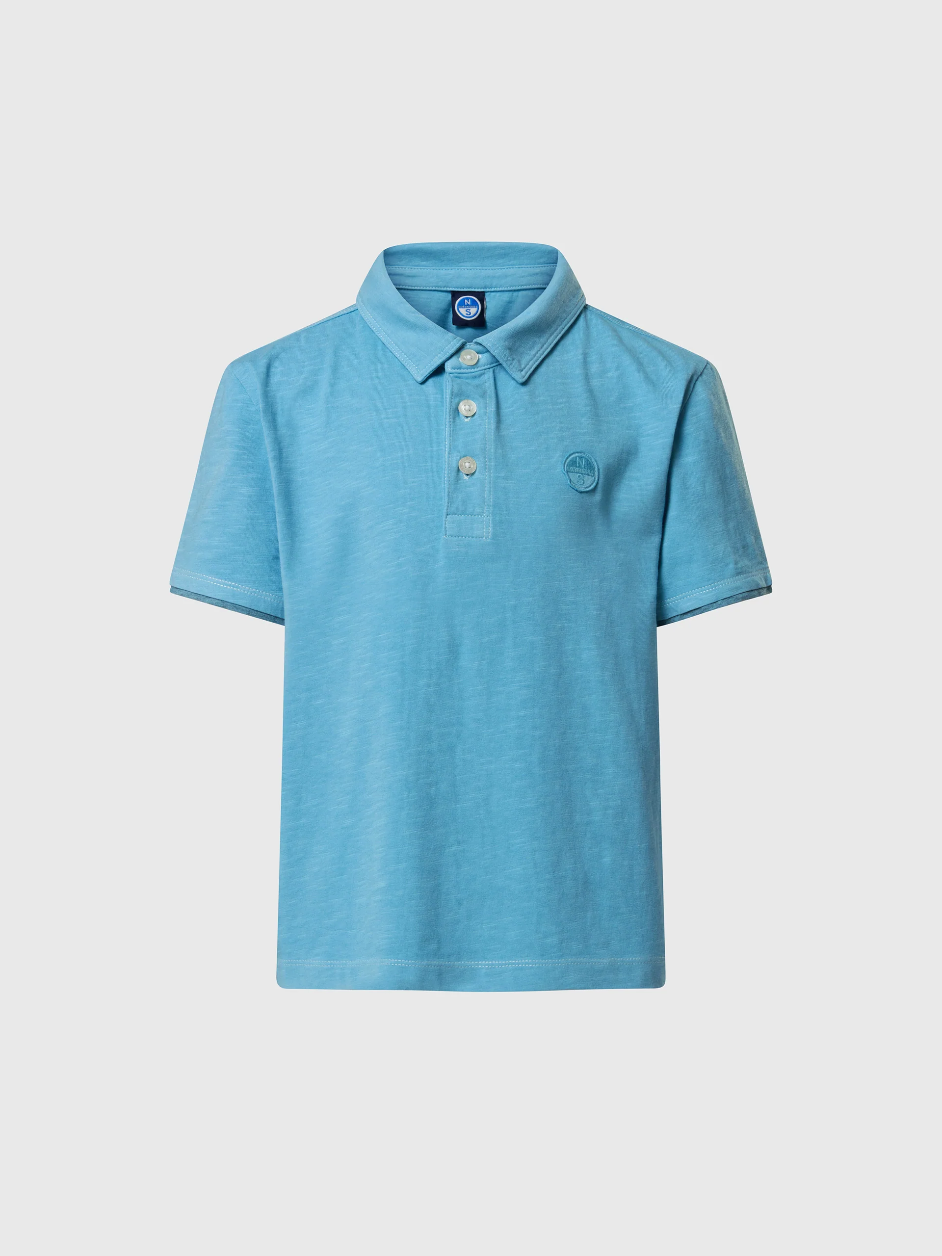Slub jersey polo shirt - Image 9