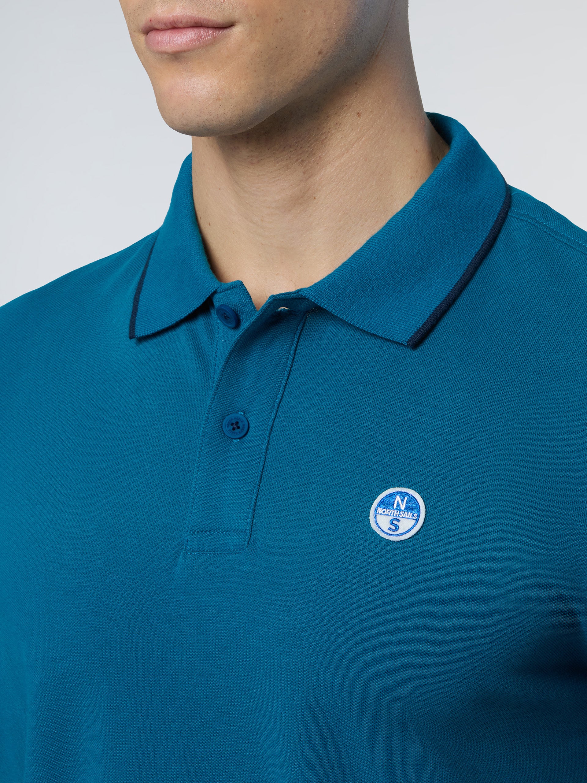 Polo shirt with collar lettering - Image 13