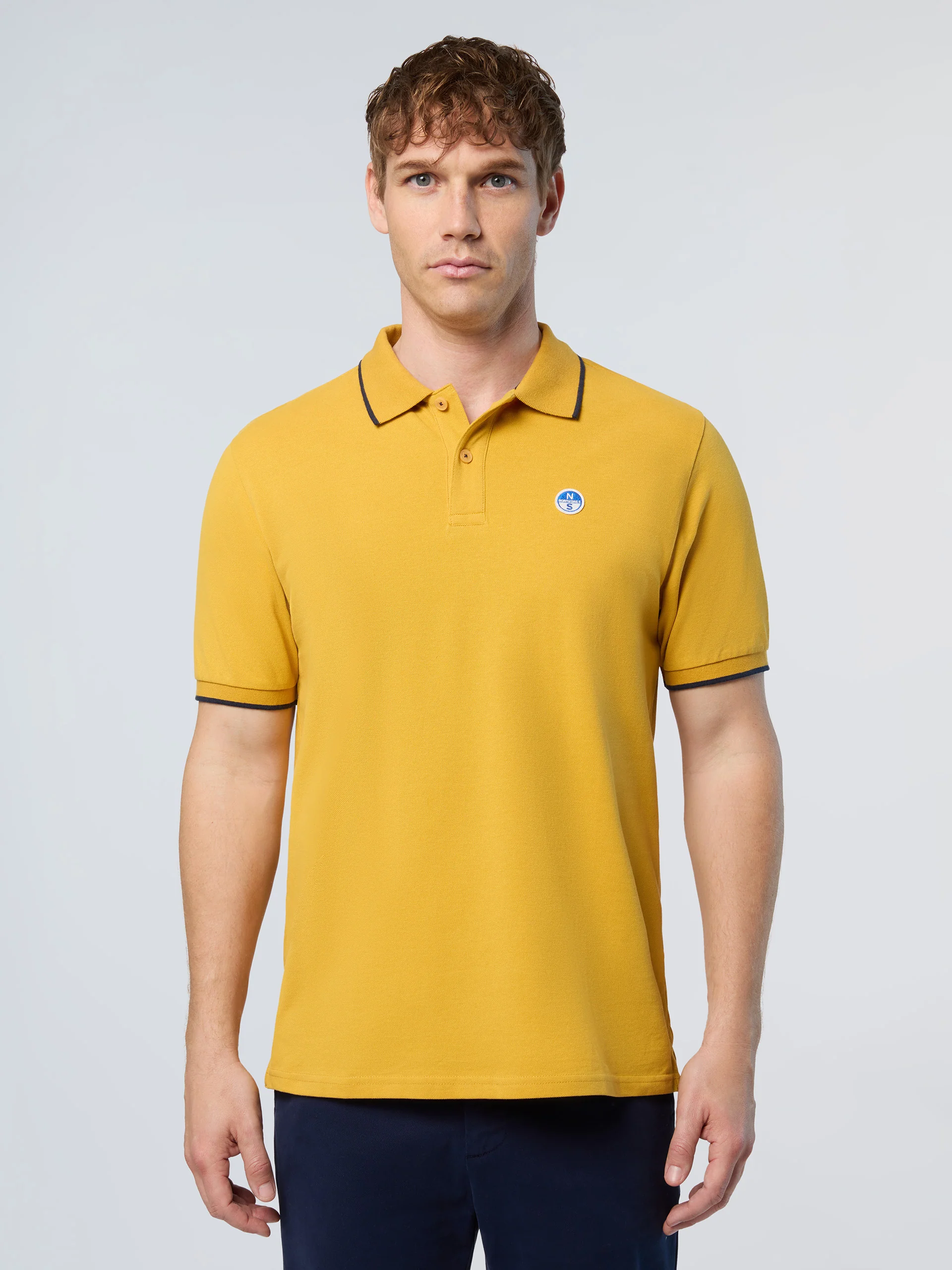 Polo shirt with collar lettering - Image 14
