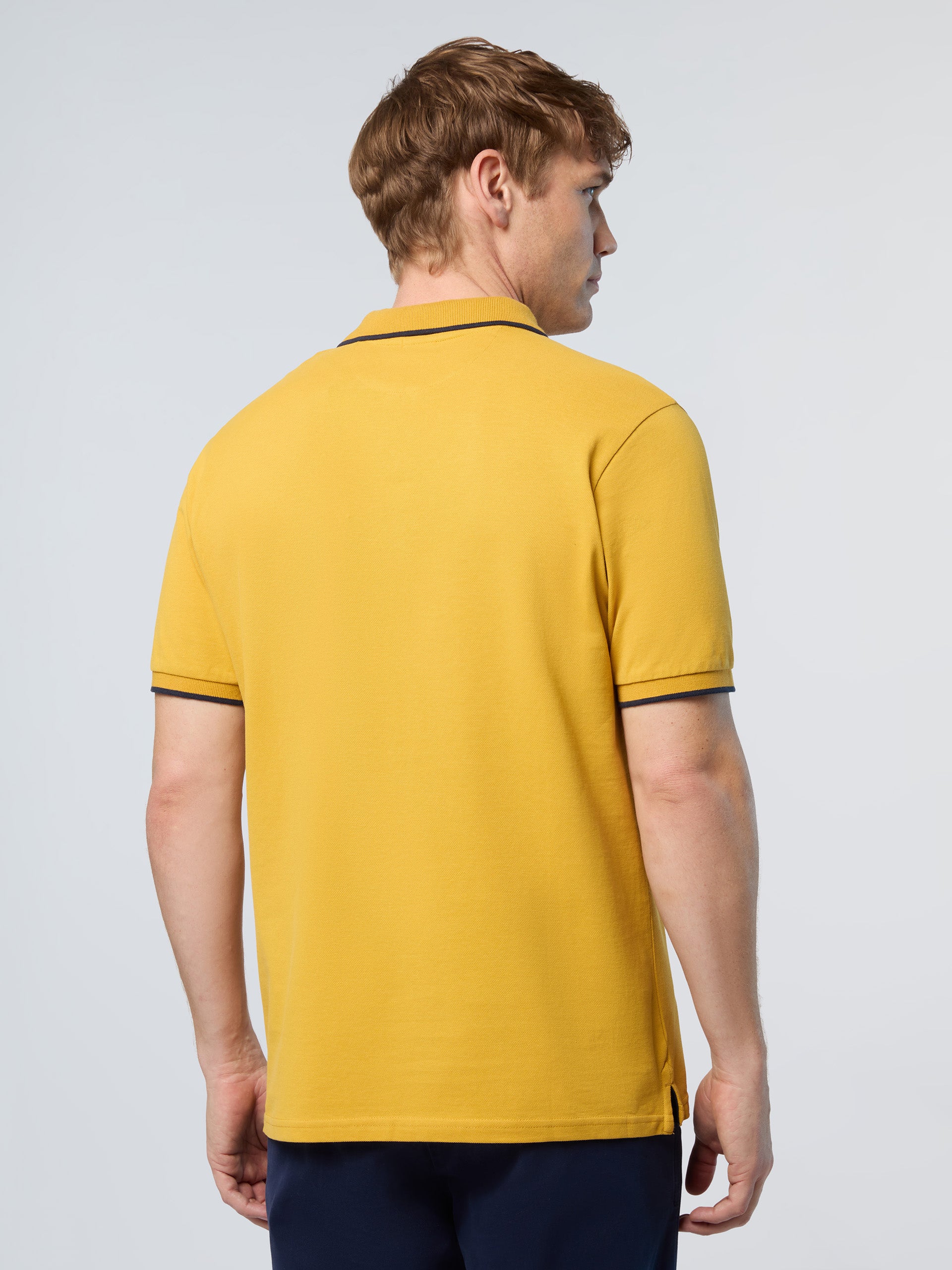 Polo shirt with collar lettering - Image 17