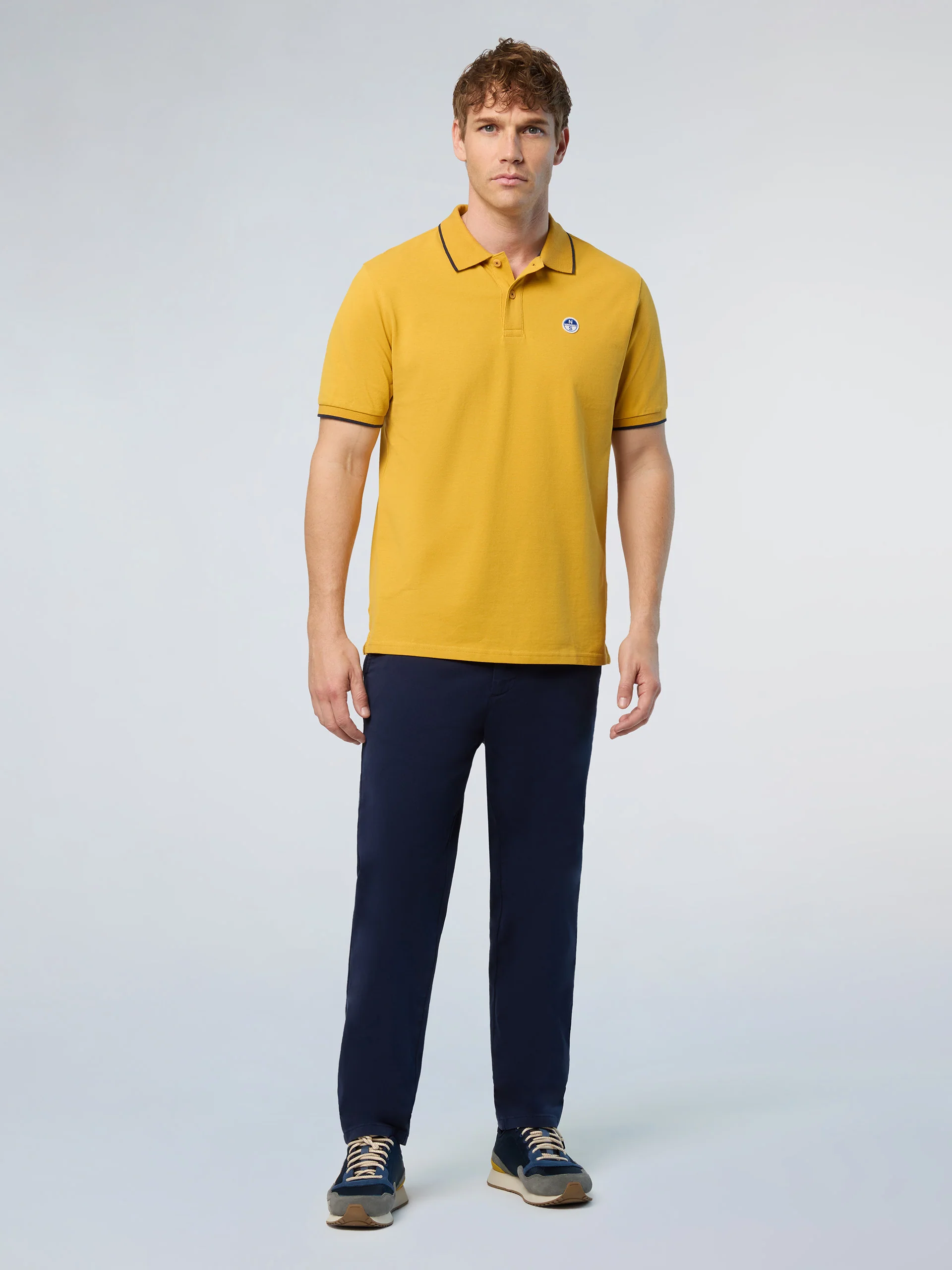 Polo shirt with collar lettering - Image 18