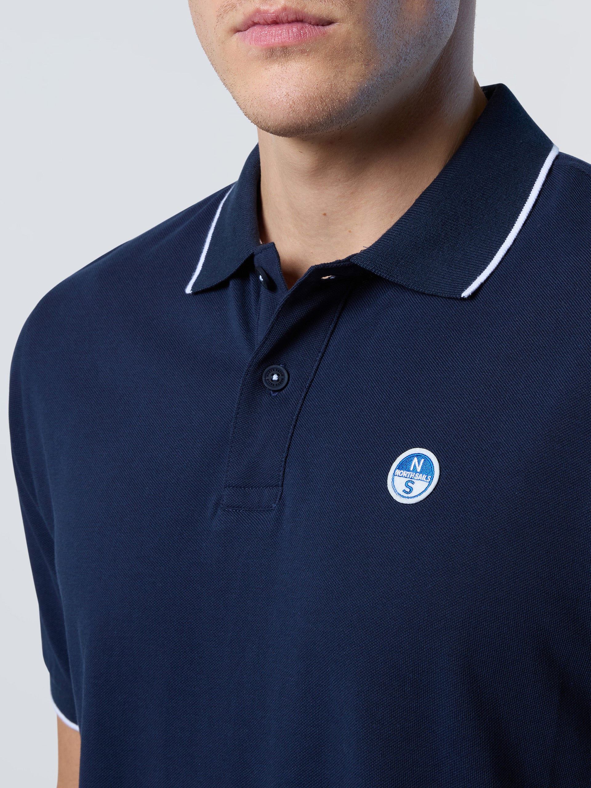 Polo shirt with collar lettering - Image 25