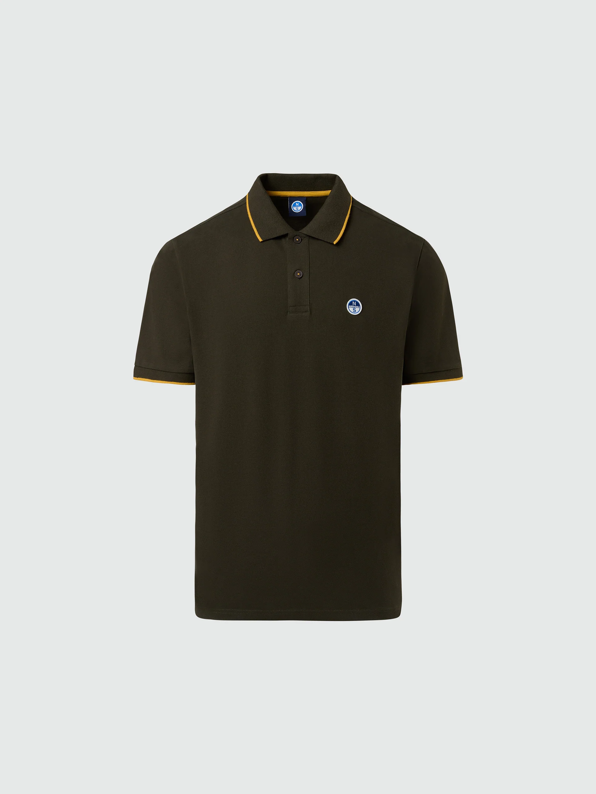 Polo shirt with collar lettering - Image 3