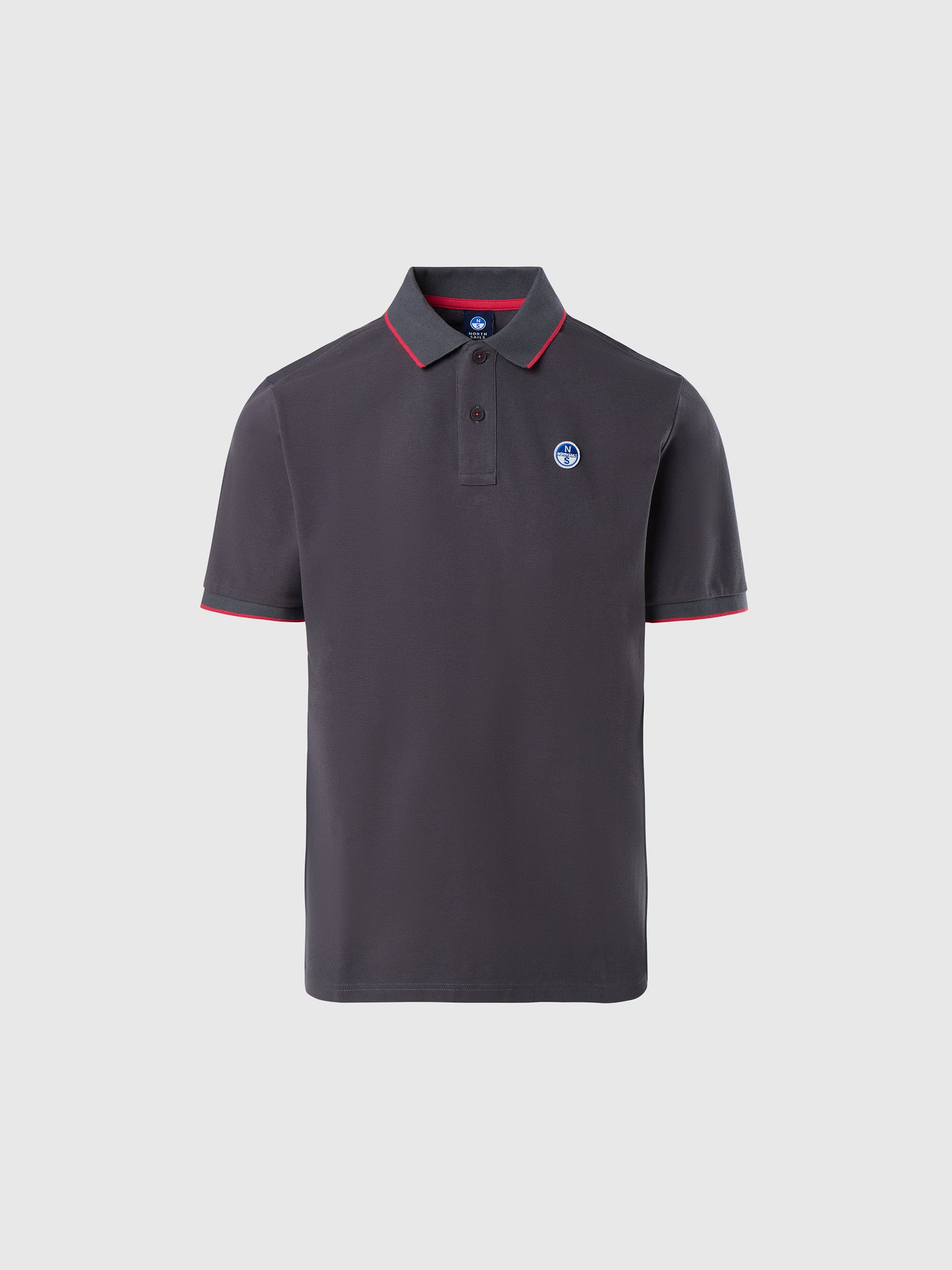 Polo shirt with collar lettering - Image 33