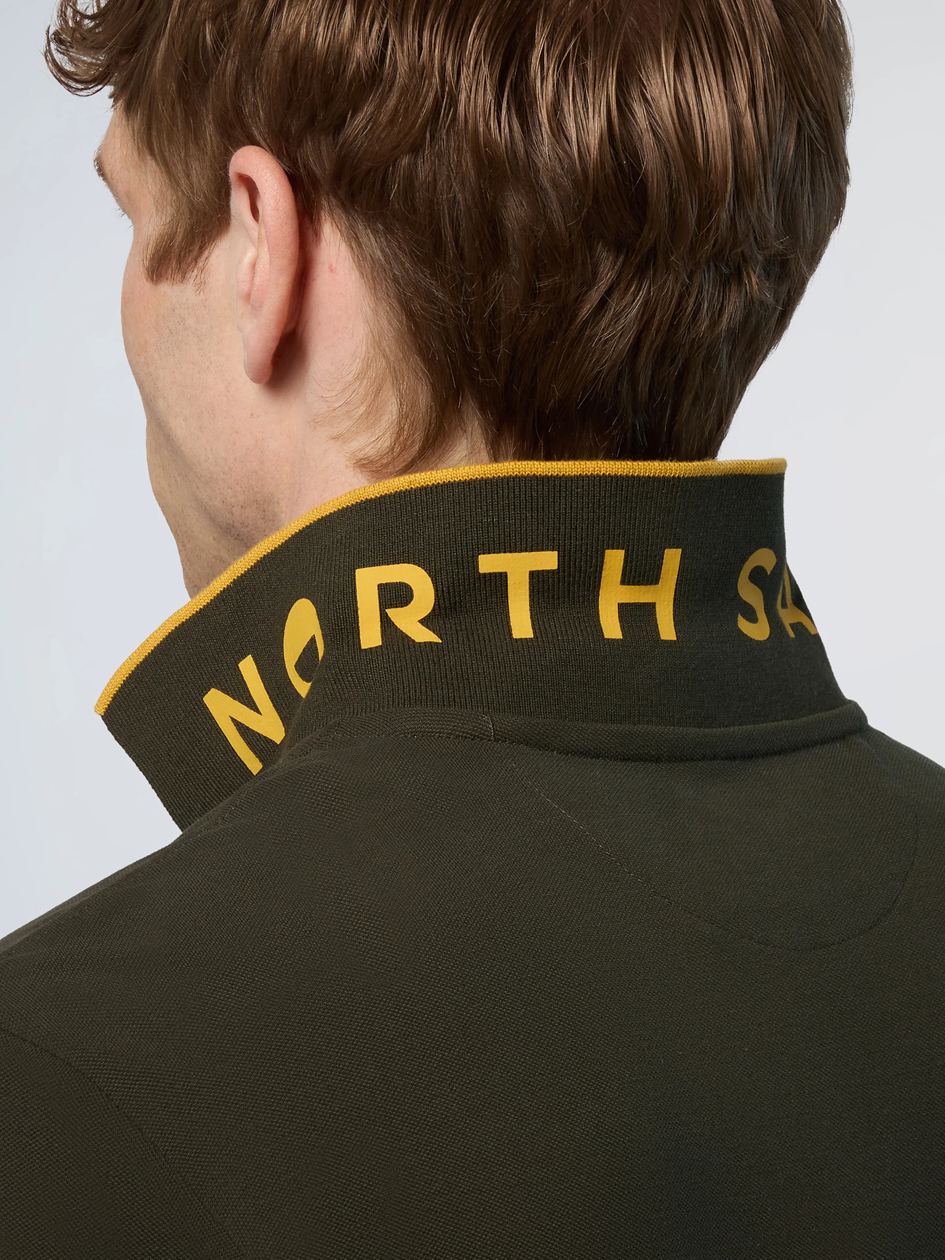 Polo shirt with collar lettering - Image 7