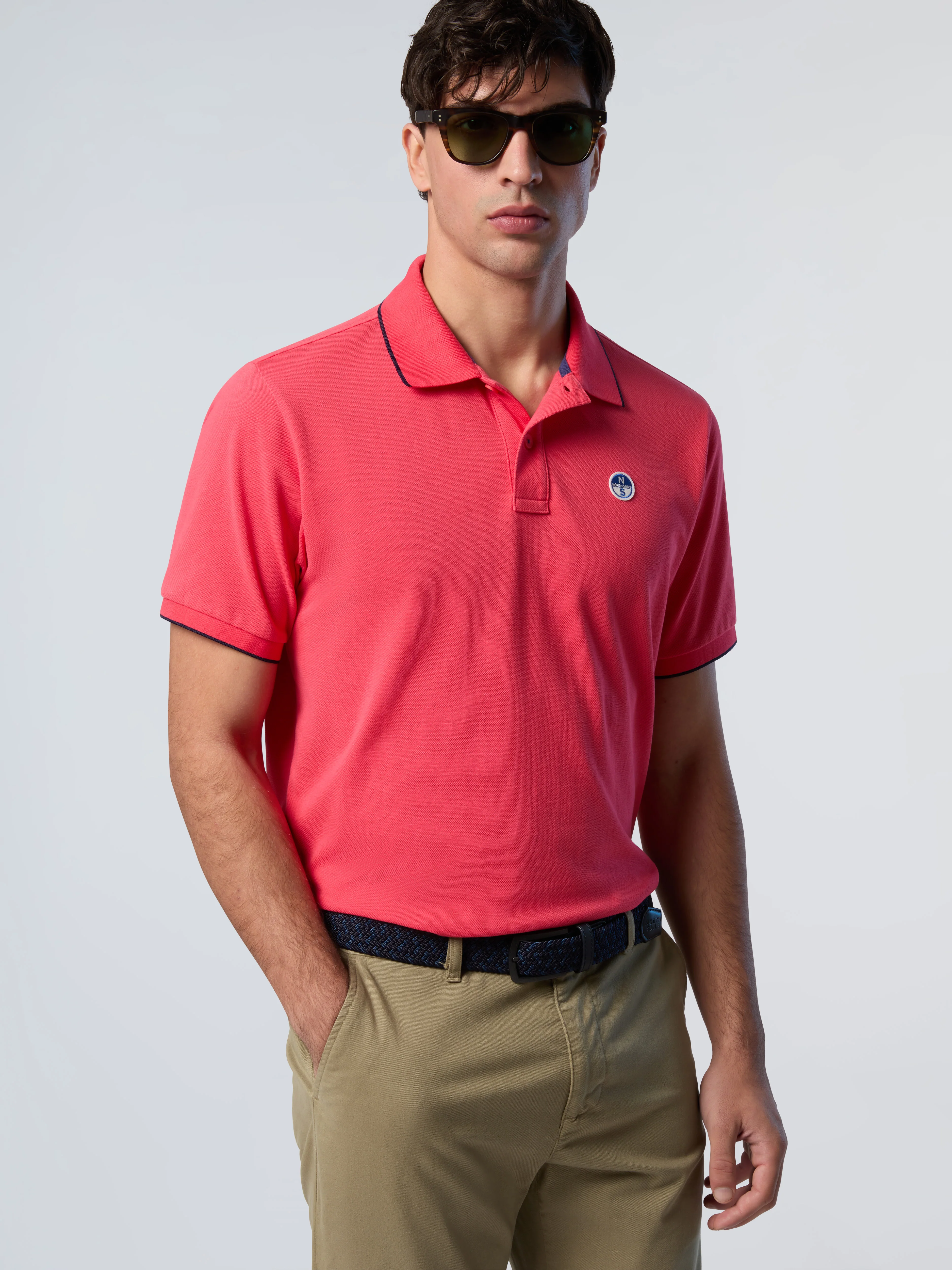 Polo shirt with contrast trims - Image 2