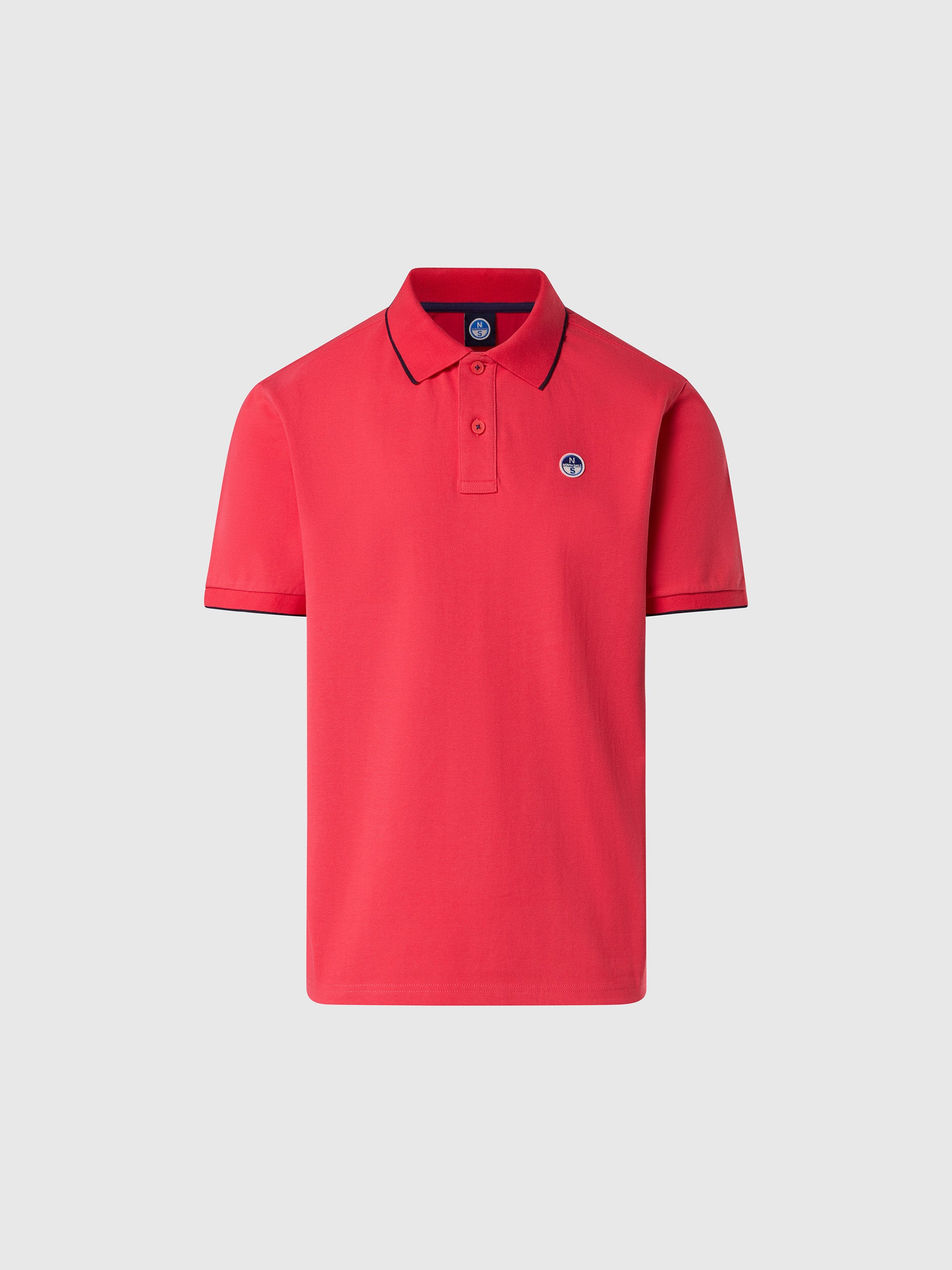 Polo shirt with contrast trims - Image 3