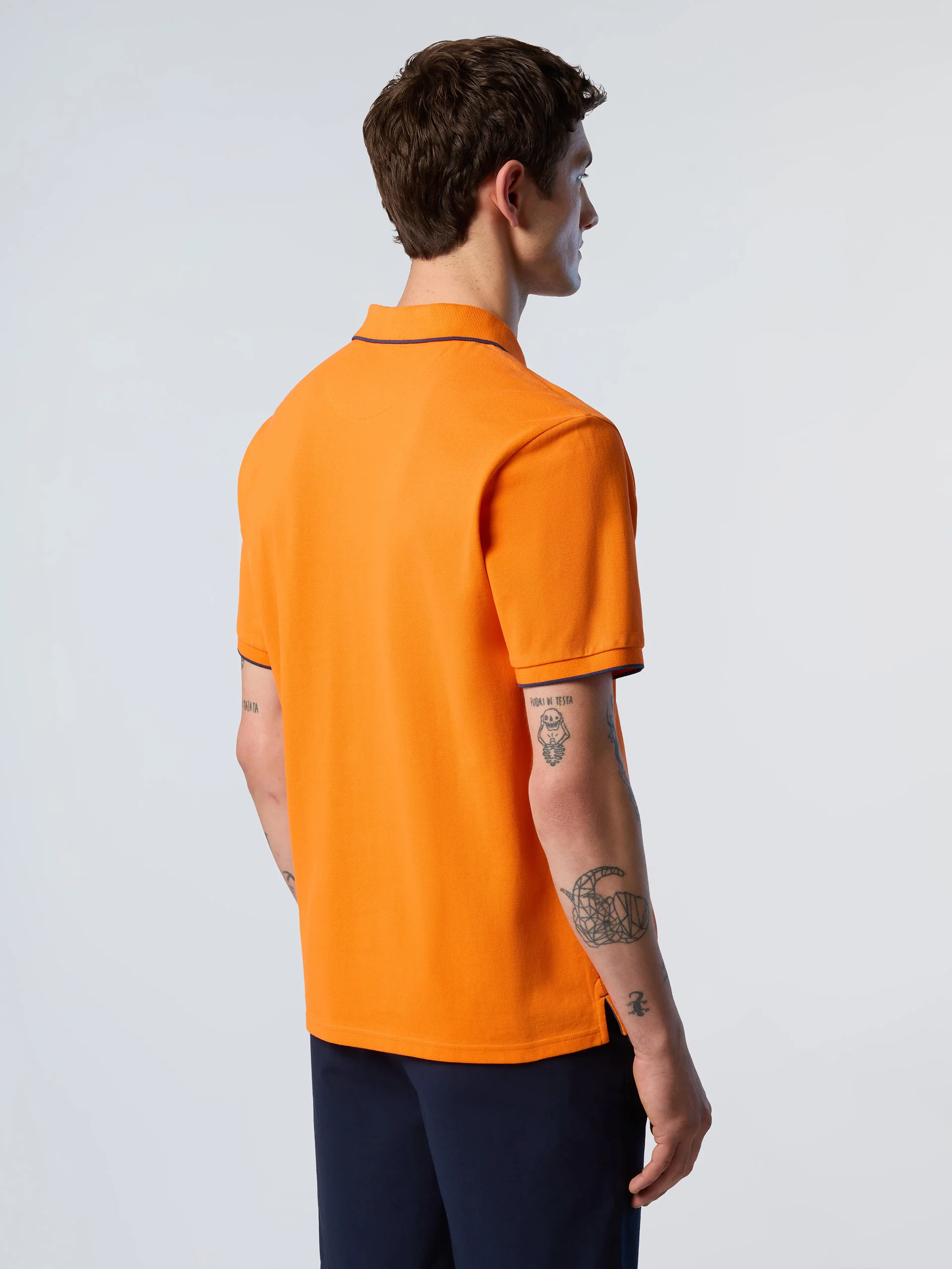 Polo shirt with contrast trims - Image 30