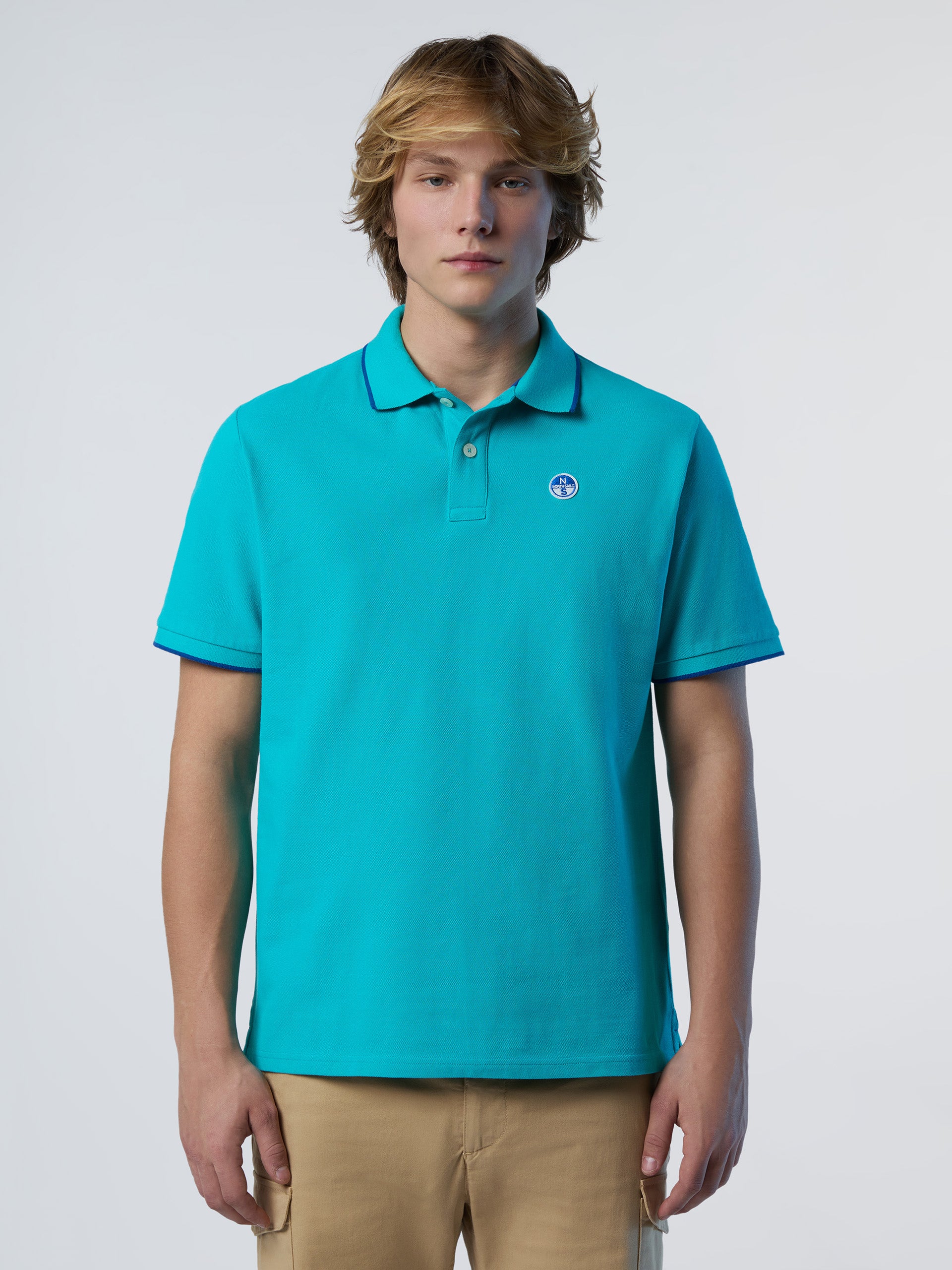 Polo shirt with logo collar - Image 23