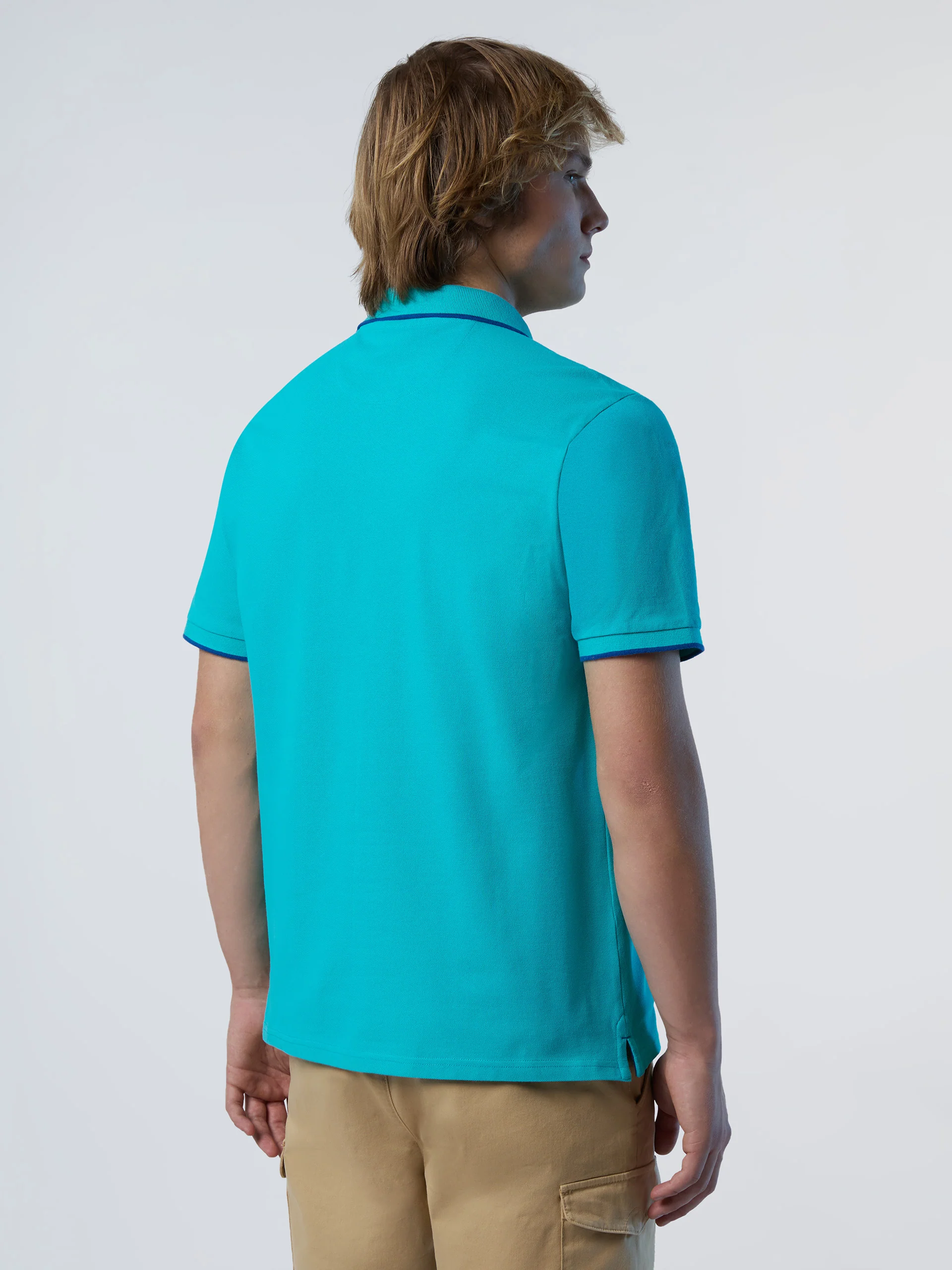 Polo shirt with logo collar - Image 26
