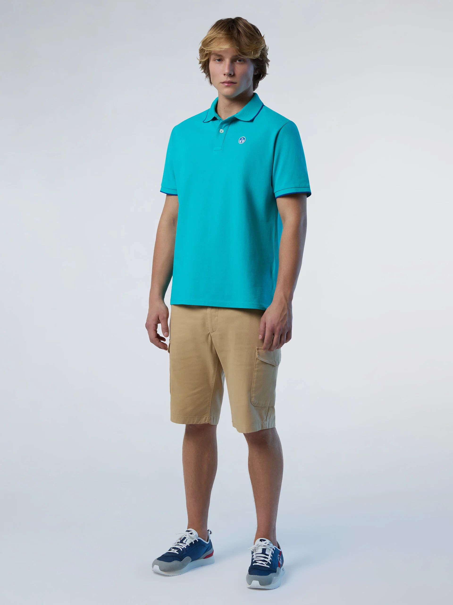 Polo shirt with logo collar - Image 27