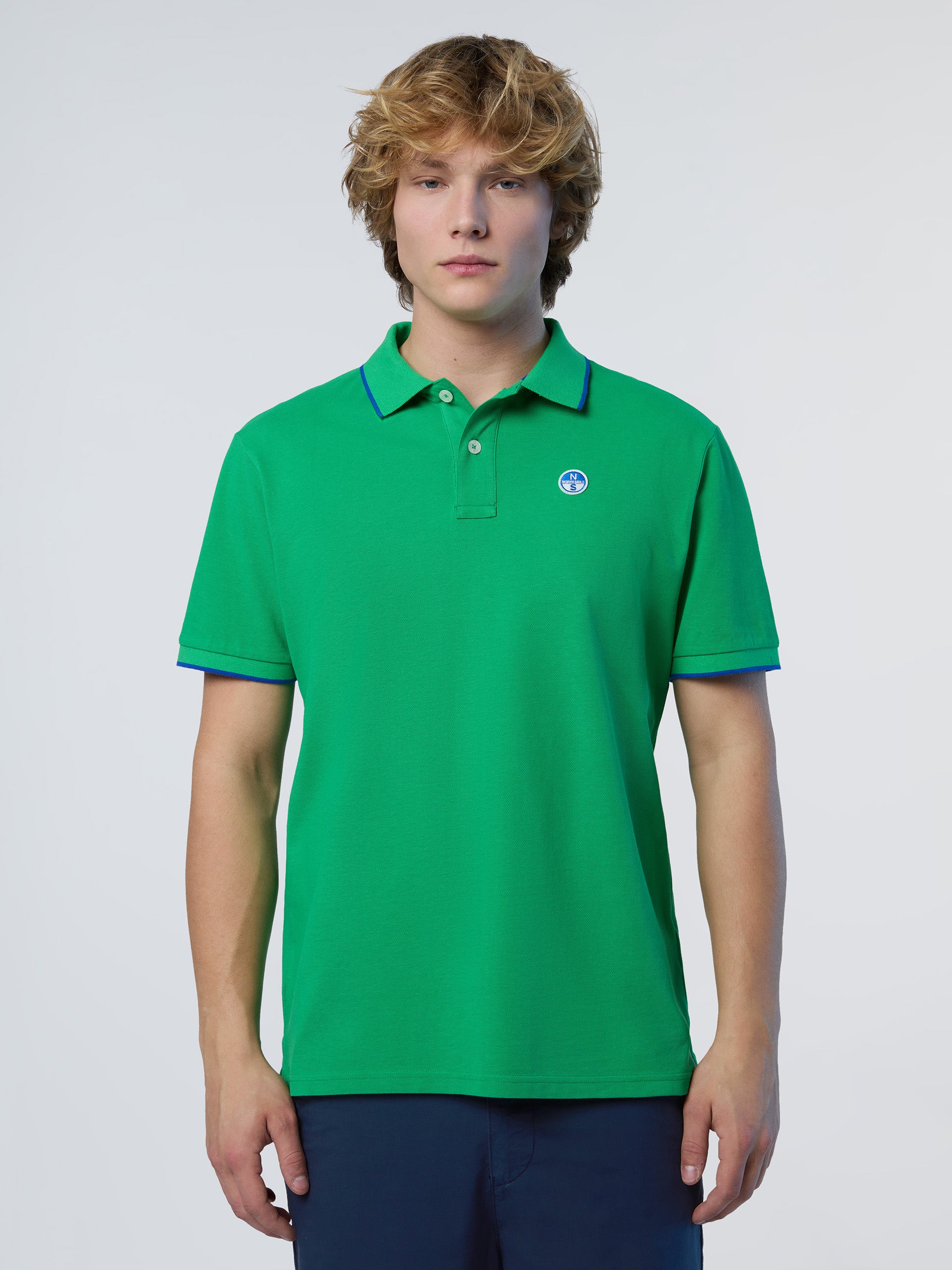 Polo shirt with logo collar - Image 29
