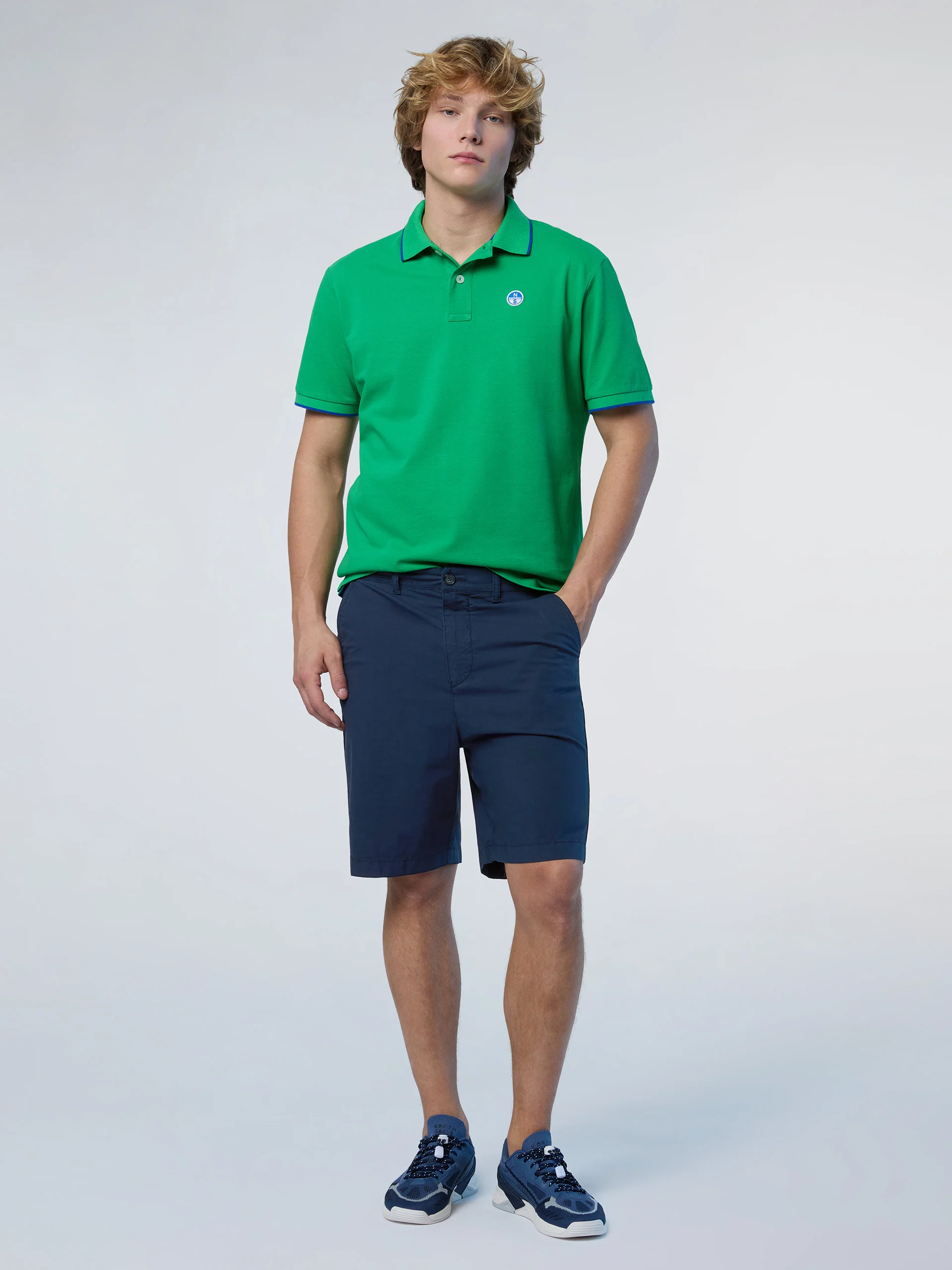 Polo shirt with logo collar - Image 33
