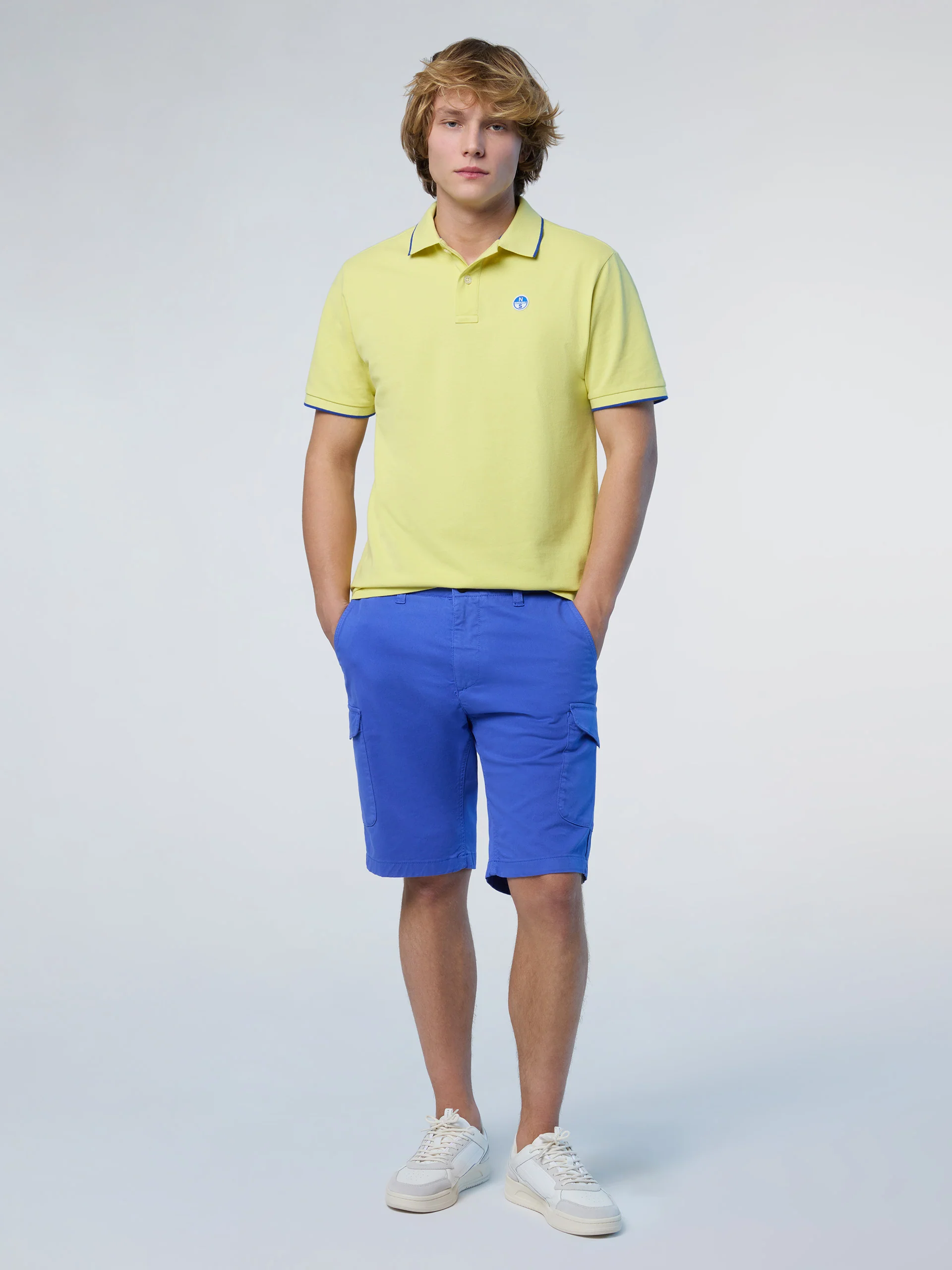 Polo shirt with logo collar - Image 40