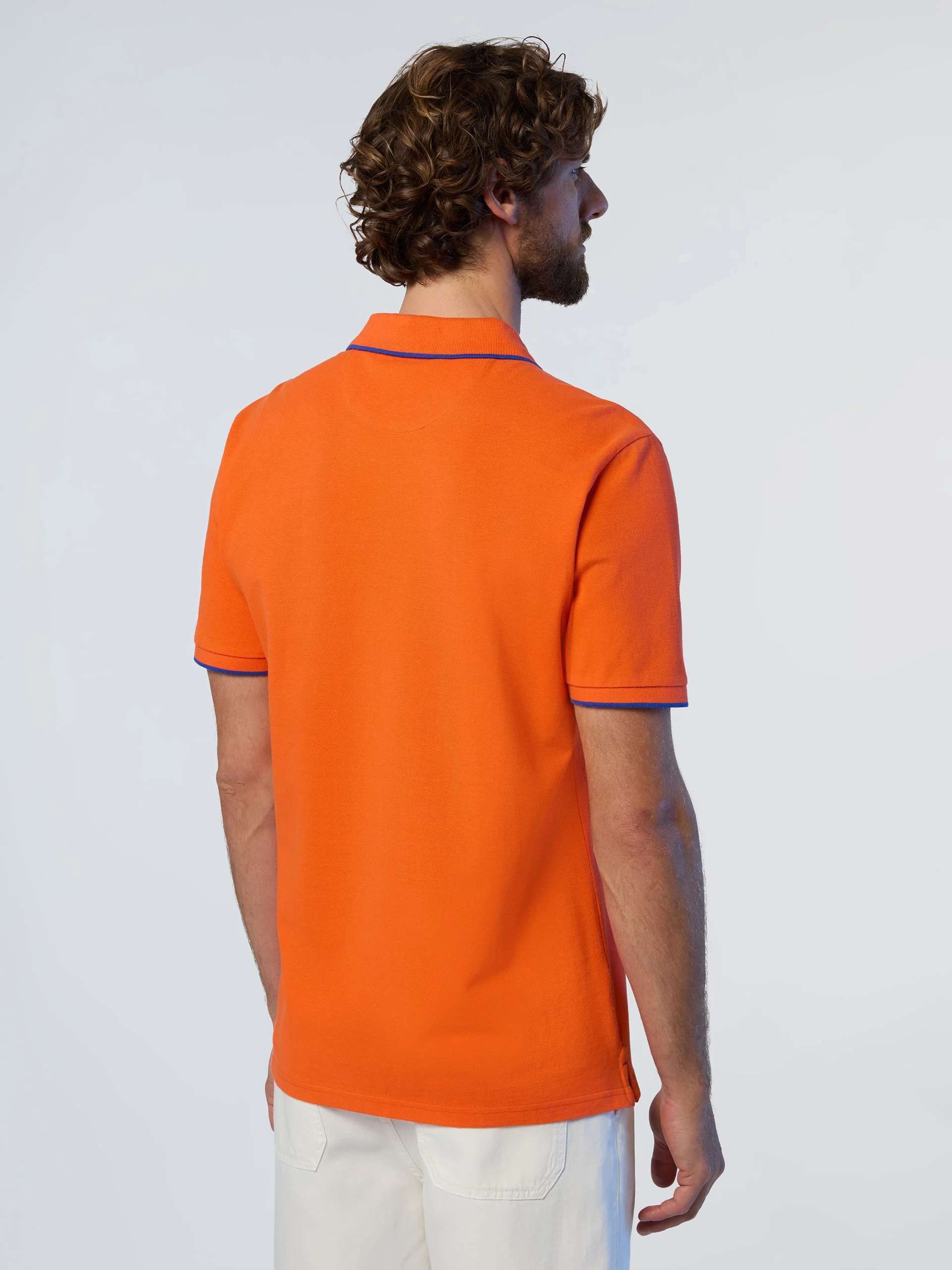 Polo shirt with logo collar - Image 46