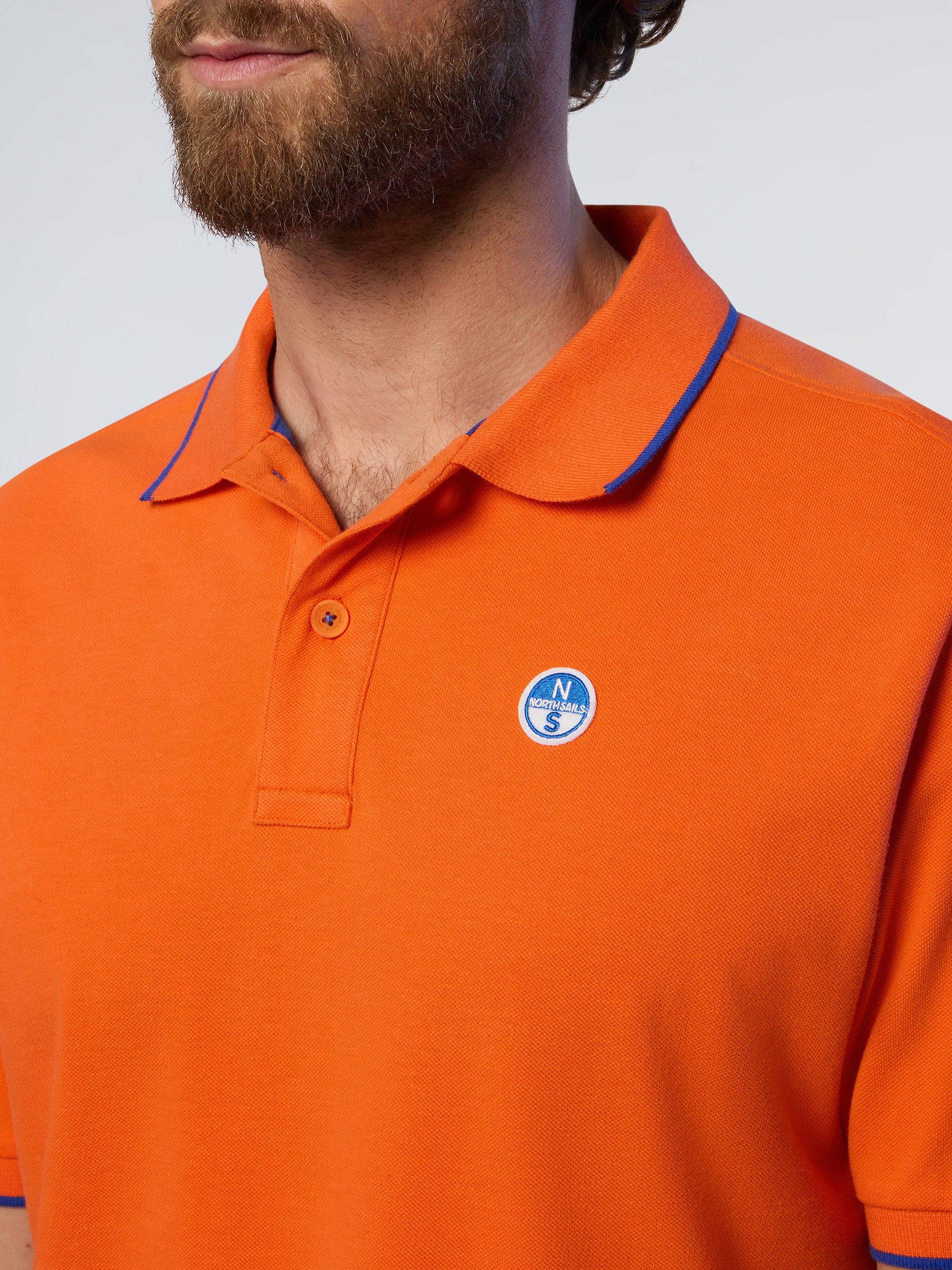 Polo shirt with logo collar - Image 48