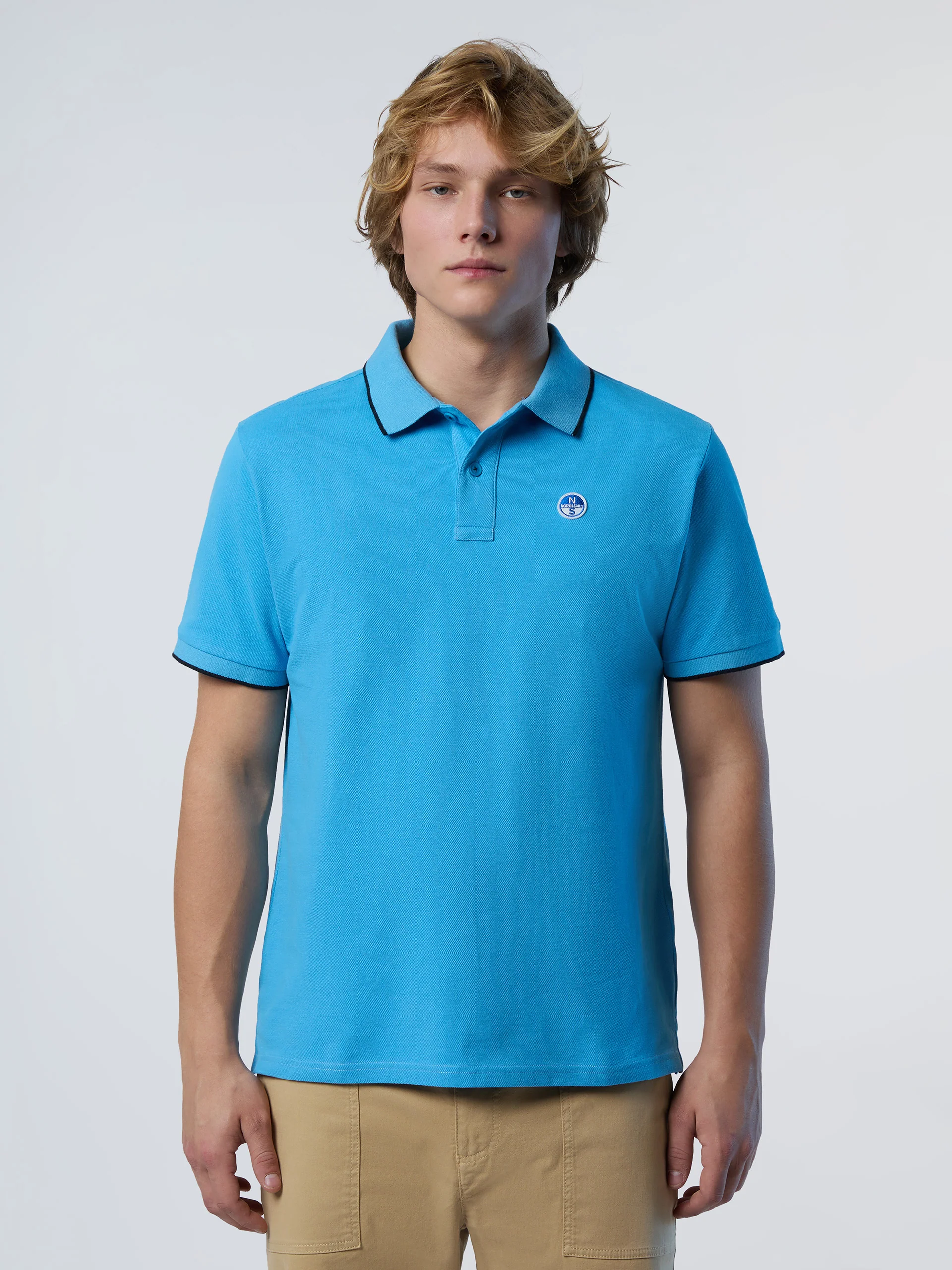Polo shirt with logo collar - Image 50
