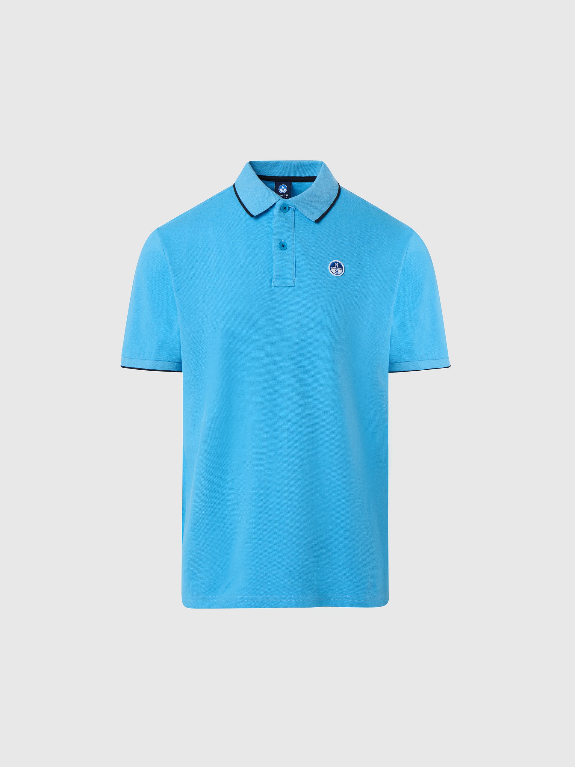 Polo shirt with logo collar - Image 52