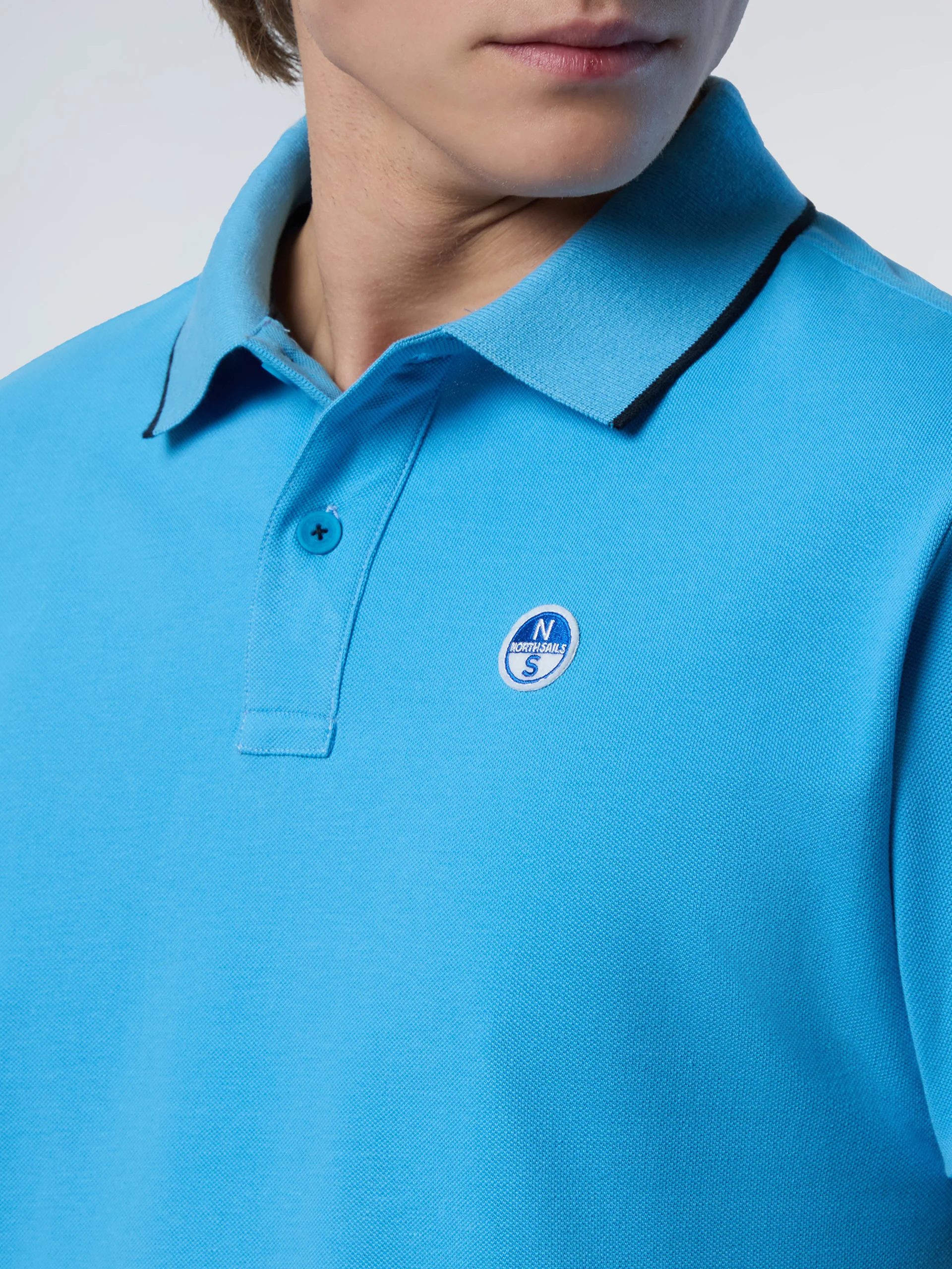 Polo shirt with logo collar - Image 55