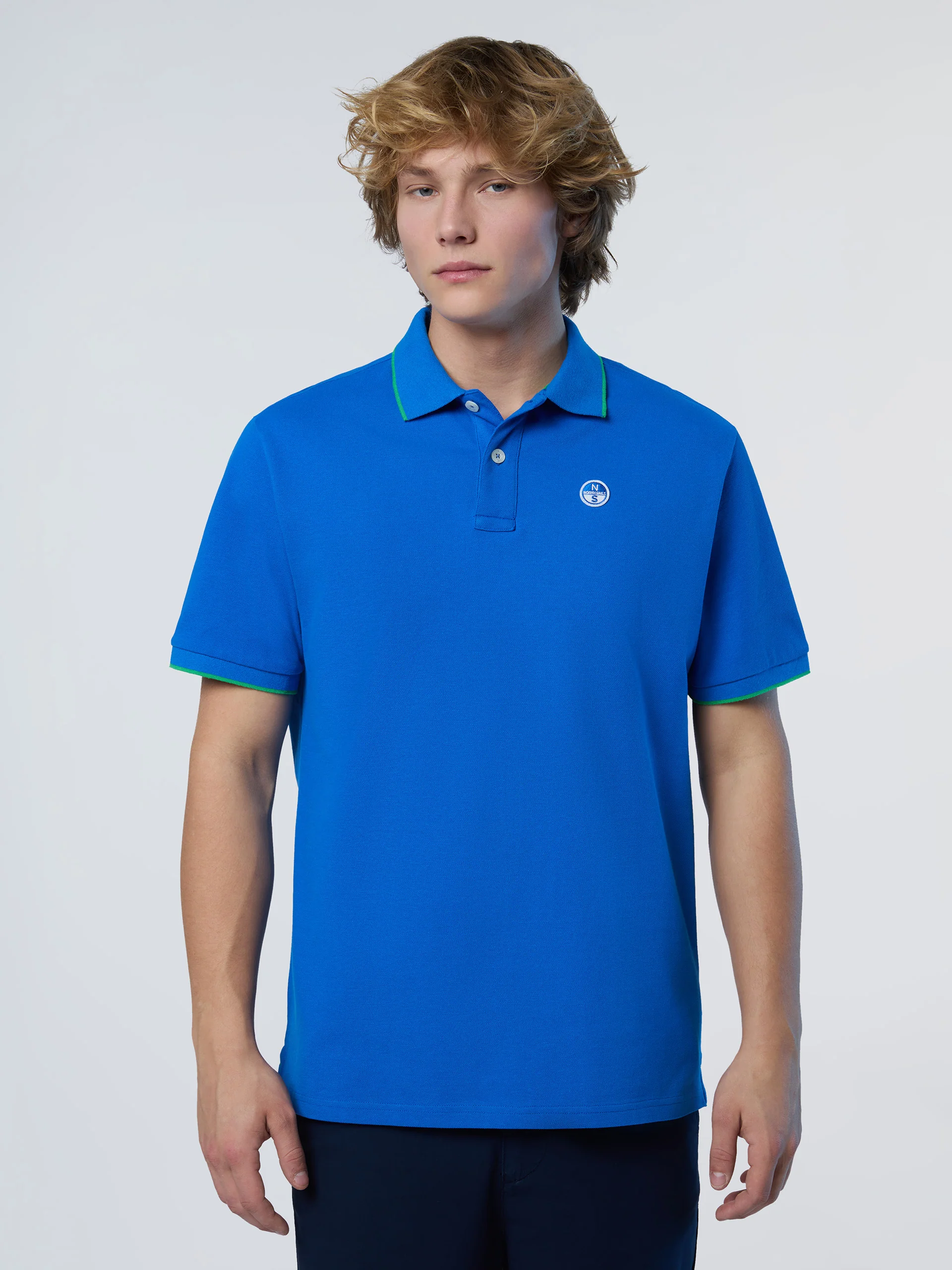 Polo shirt with logo collar - Image 57
