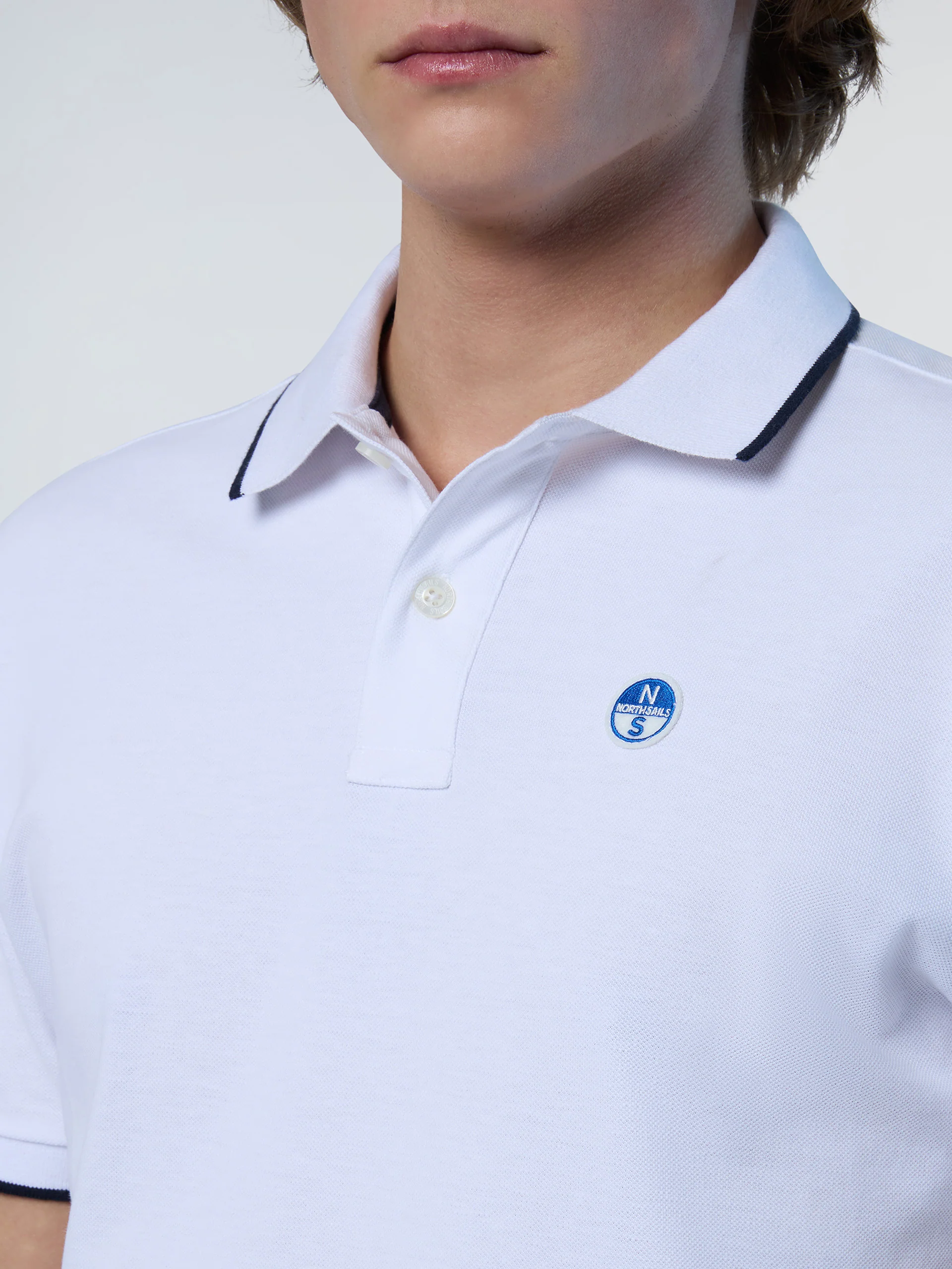 Polo shirt with logo collar - Image 6