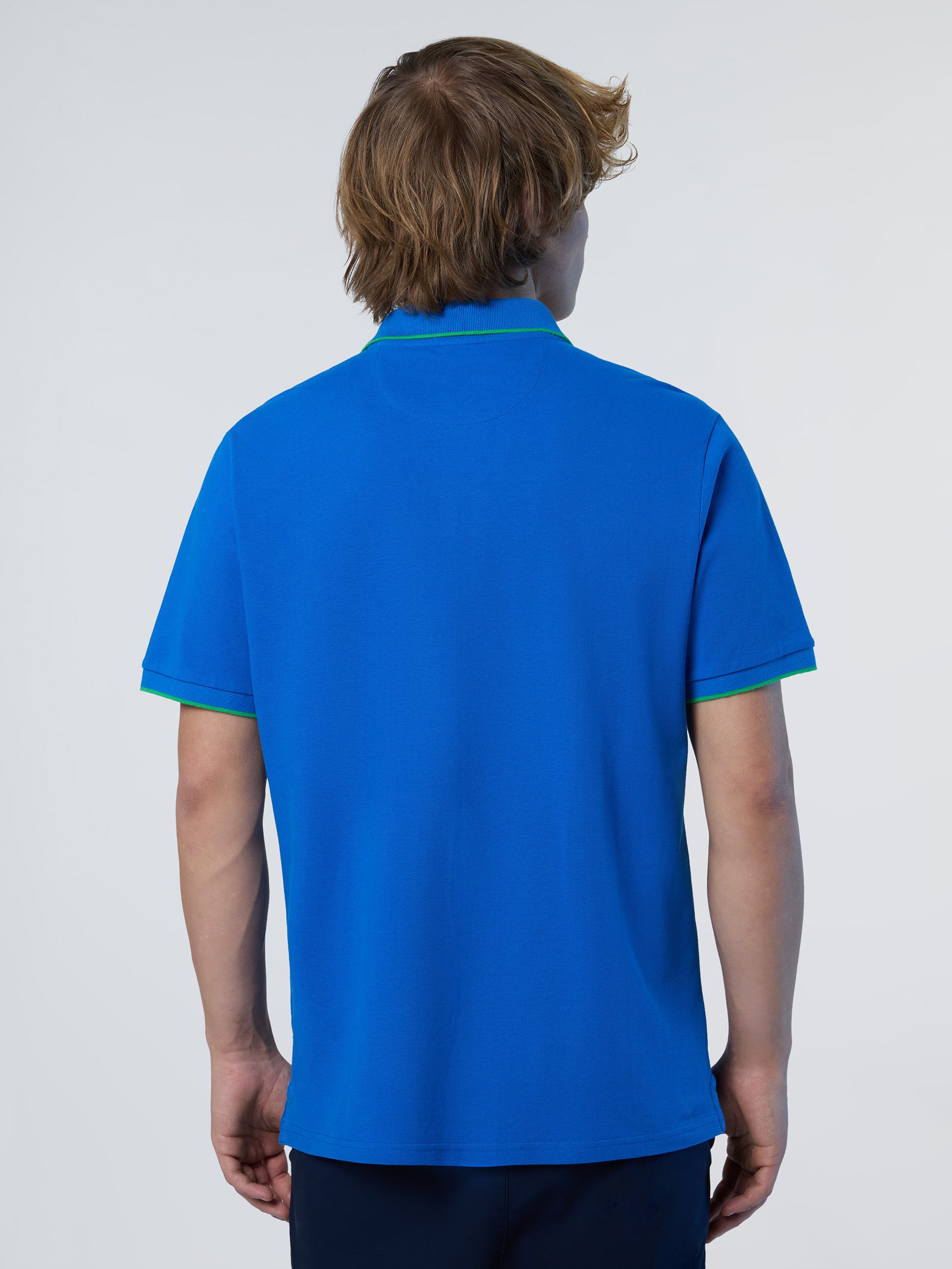 Polo shirt with logo collar - Image 60