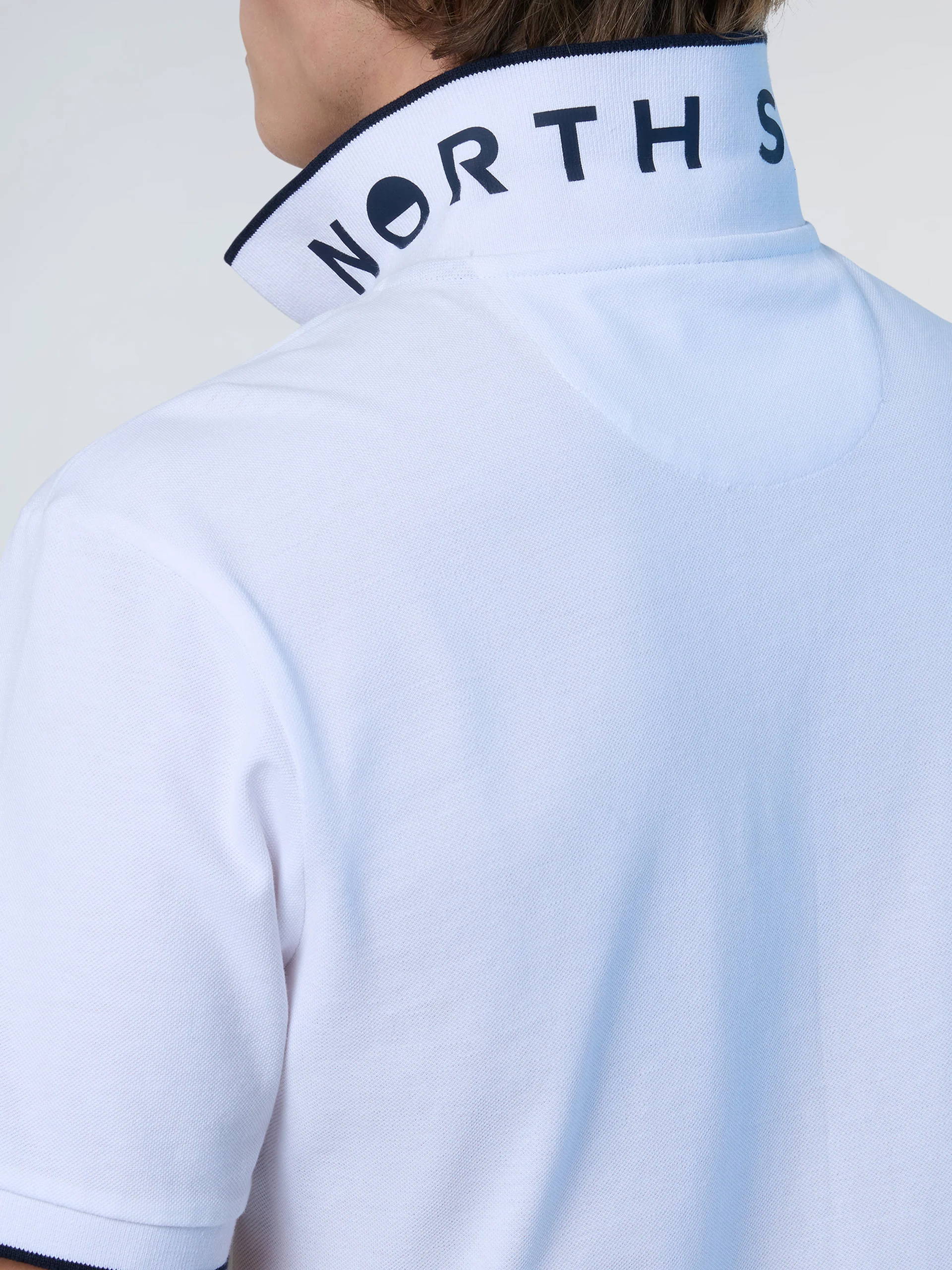 Polo shirt with logo collar - Image 7