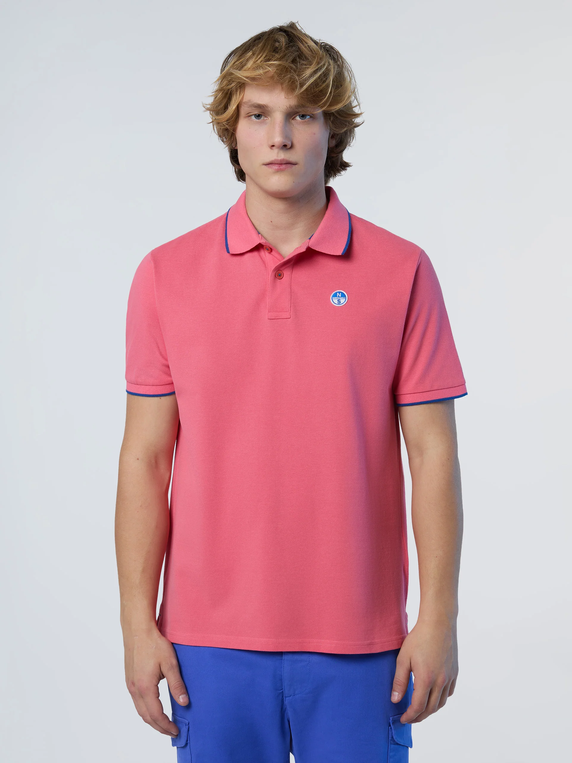 Polo shirt with logo collar - Image 8