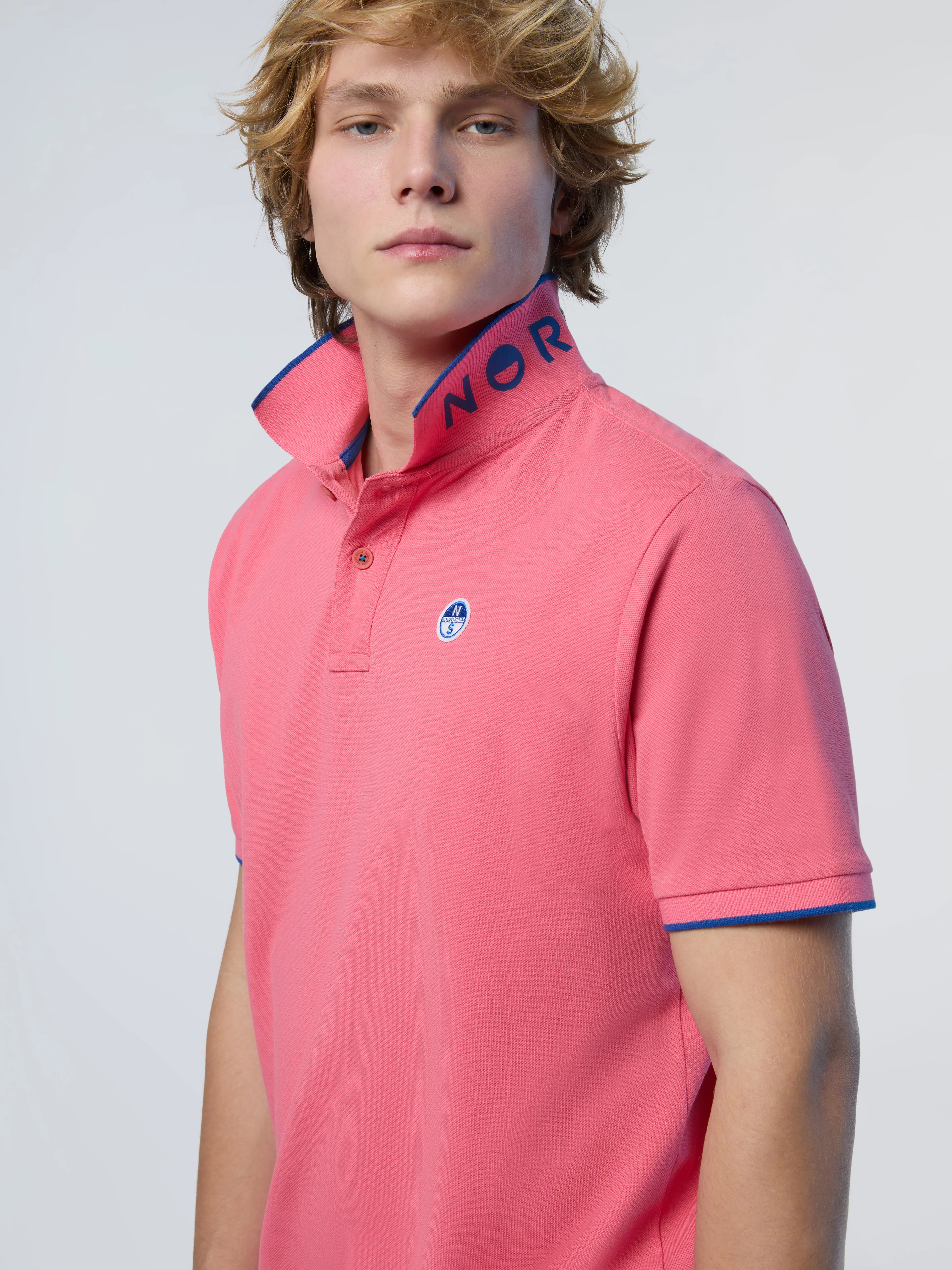 Polo shirt with logo collar - Image 9