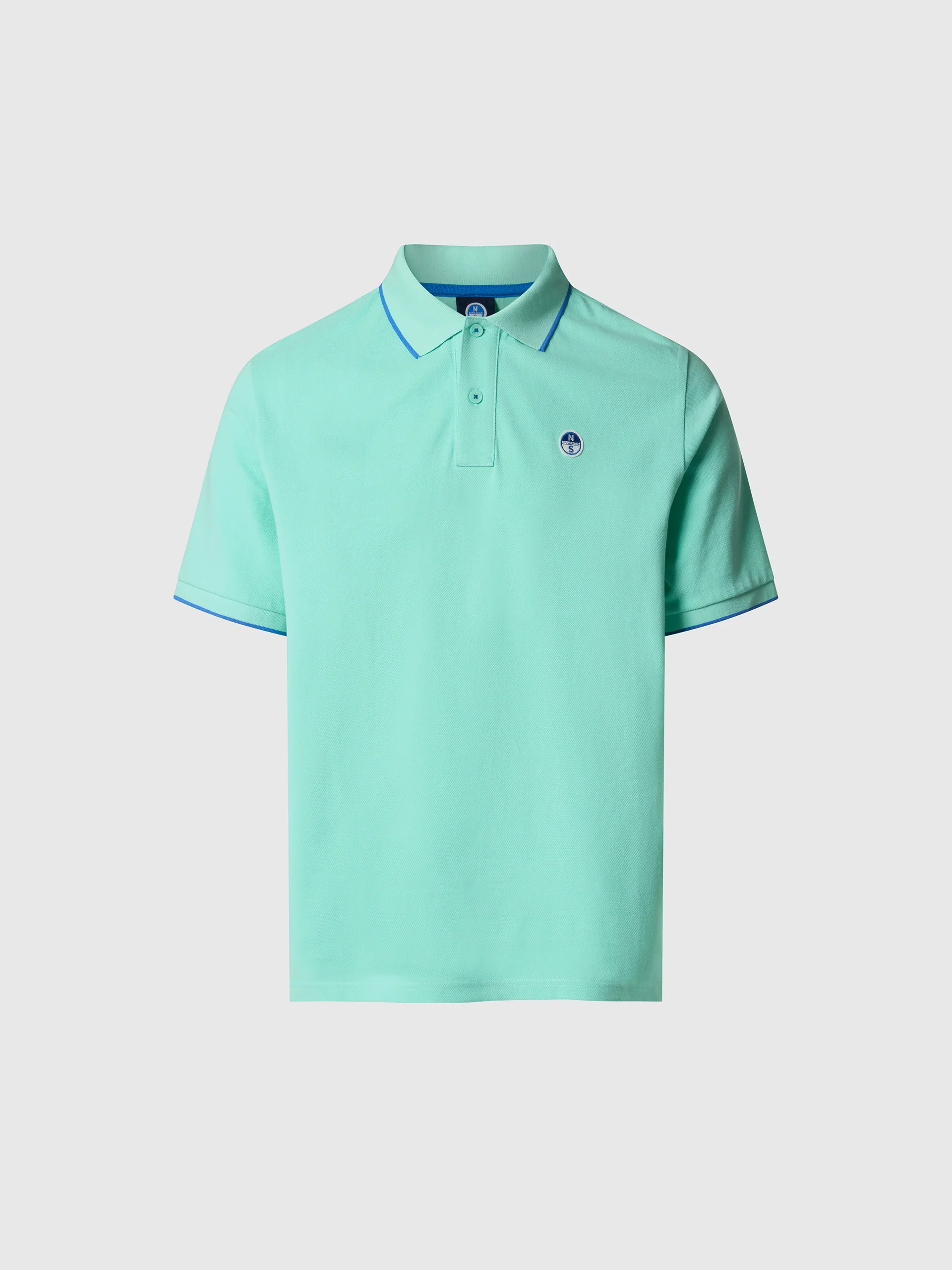 Polo shirt with contrast edges - Image 10